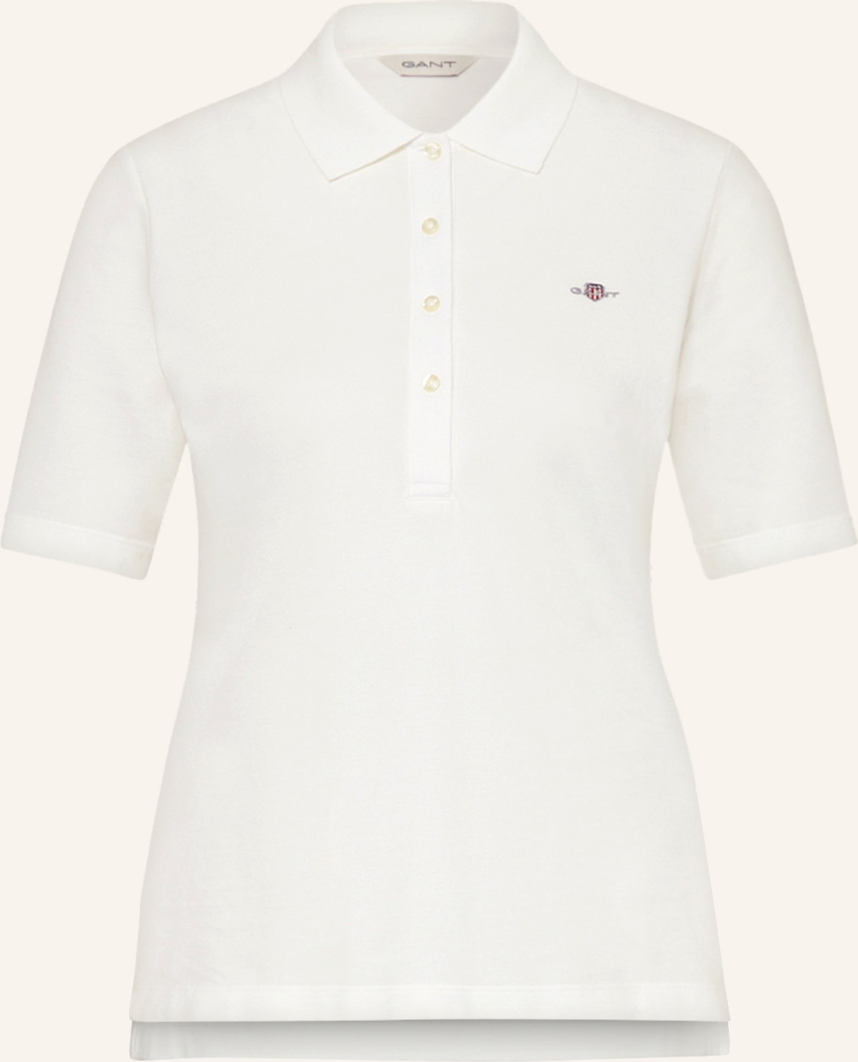 Gant Piqué-Poloshirt weiss