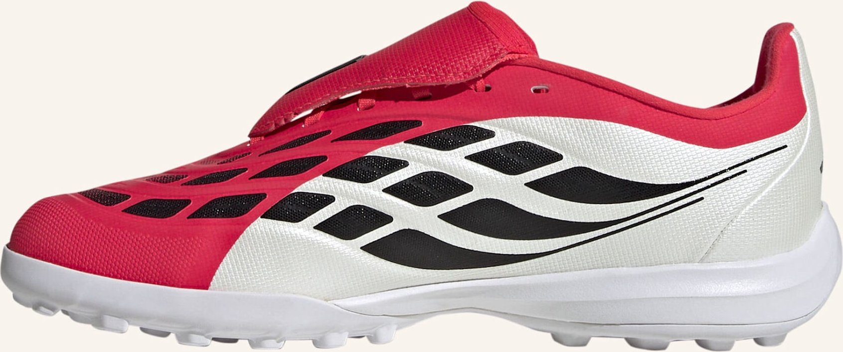 Adidas Predator League Kids Fussballschuhe, Rollrasen, Umschlagbare Zunge rot