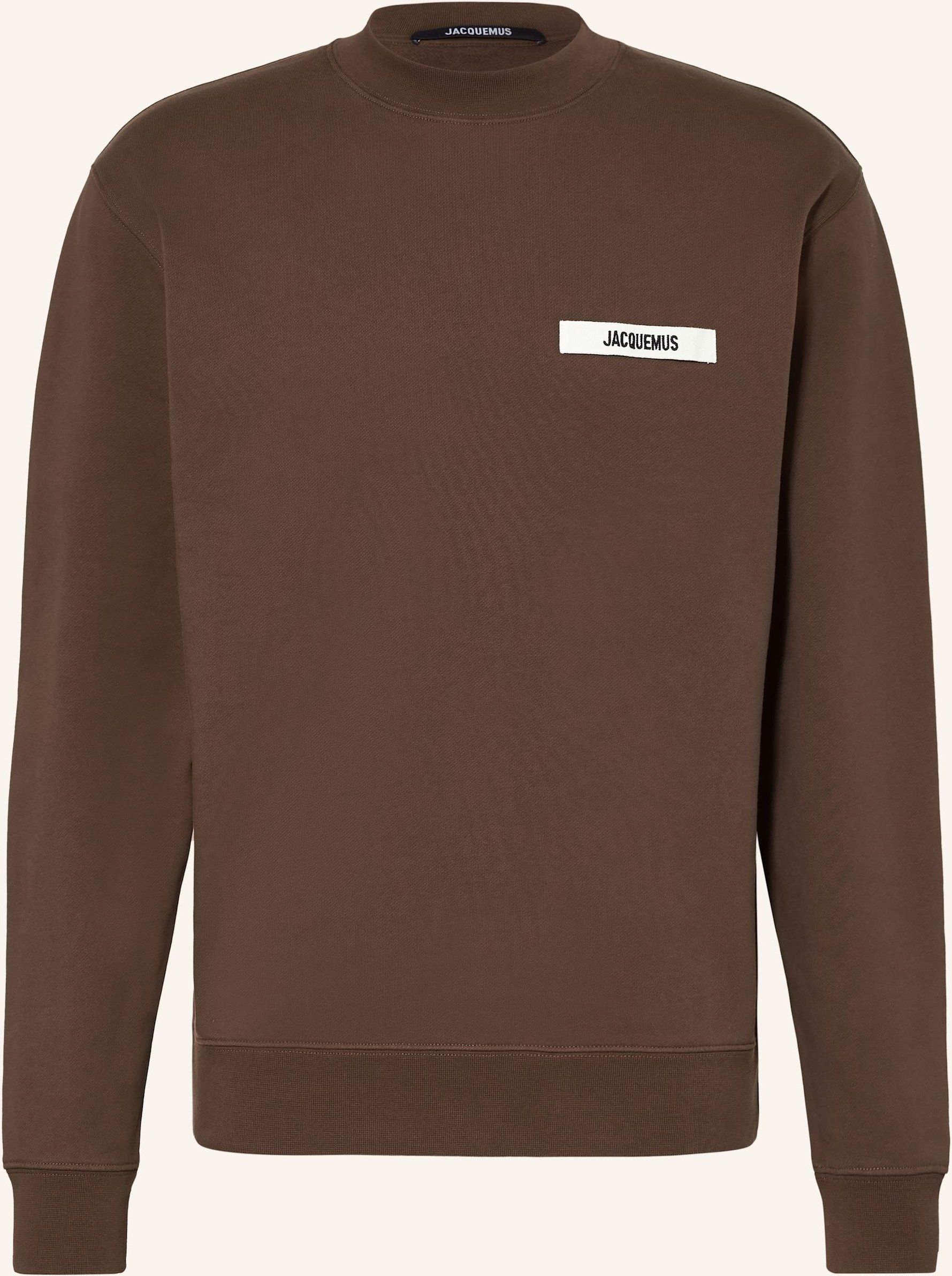 Jacquemus Sweatshirt Le Sweatshirt Gros Grain braun