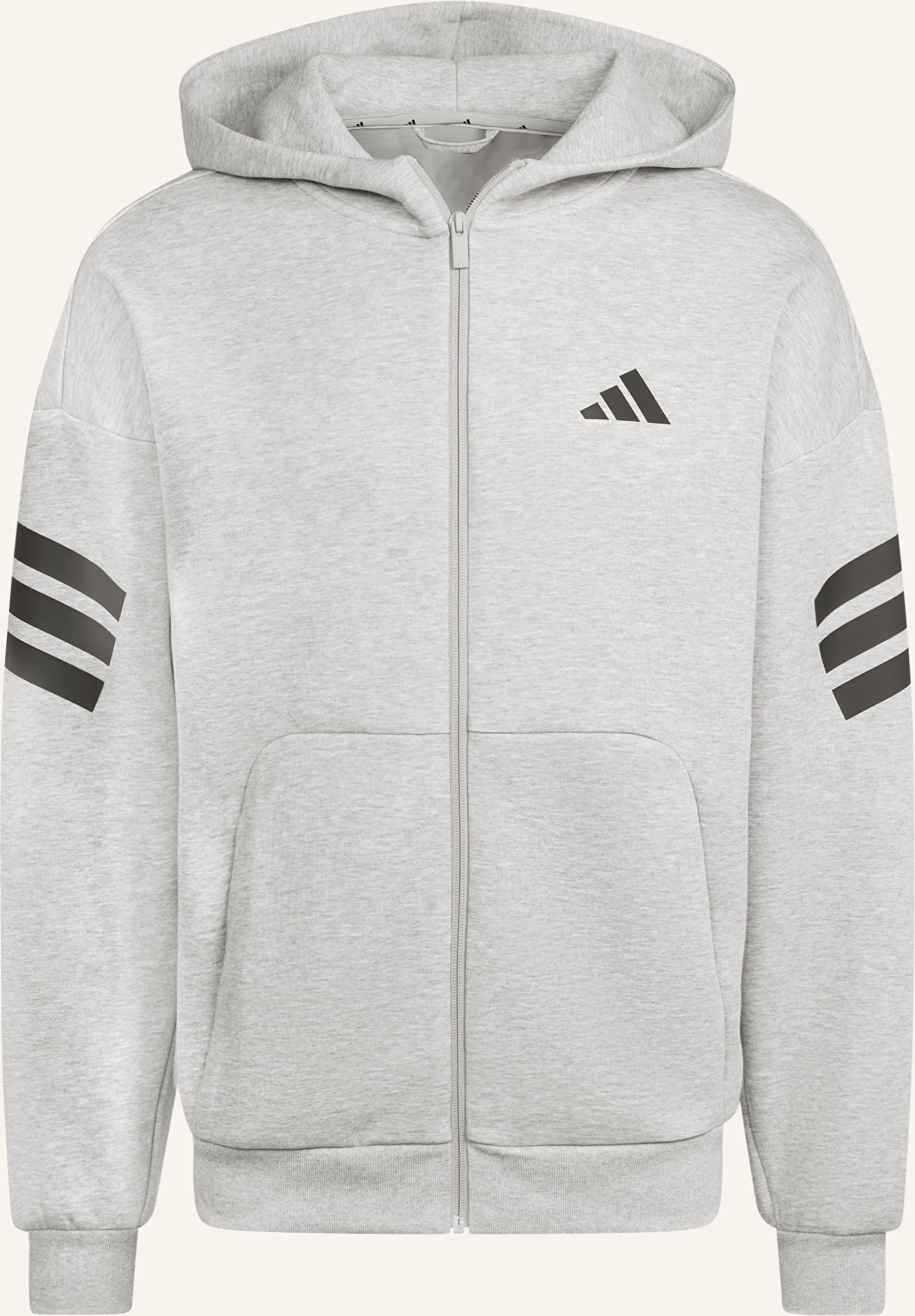 Adidas Hoodie Future Icons 3-Stripes grau