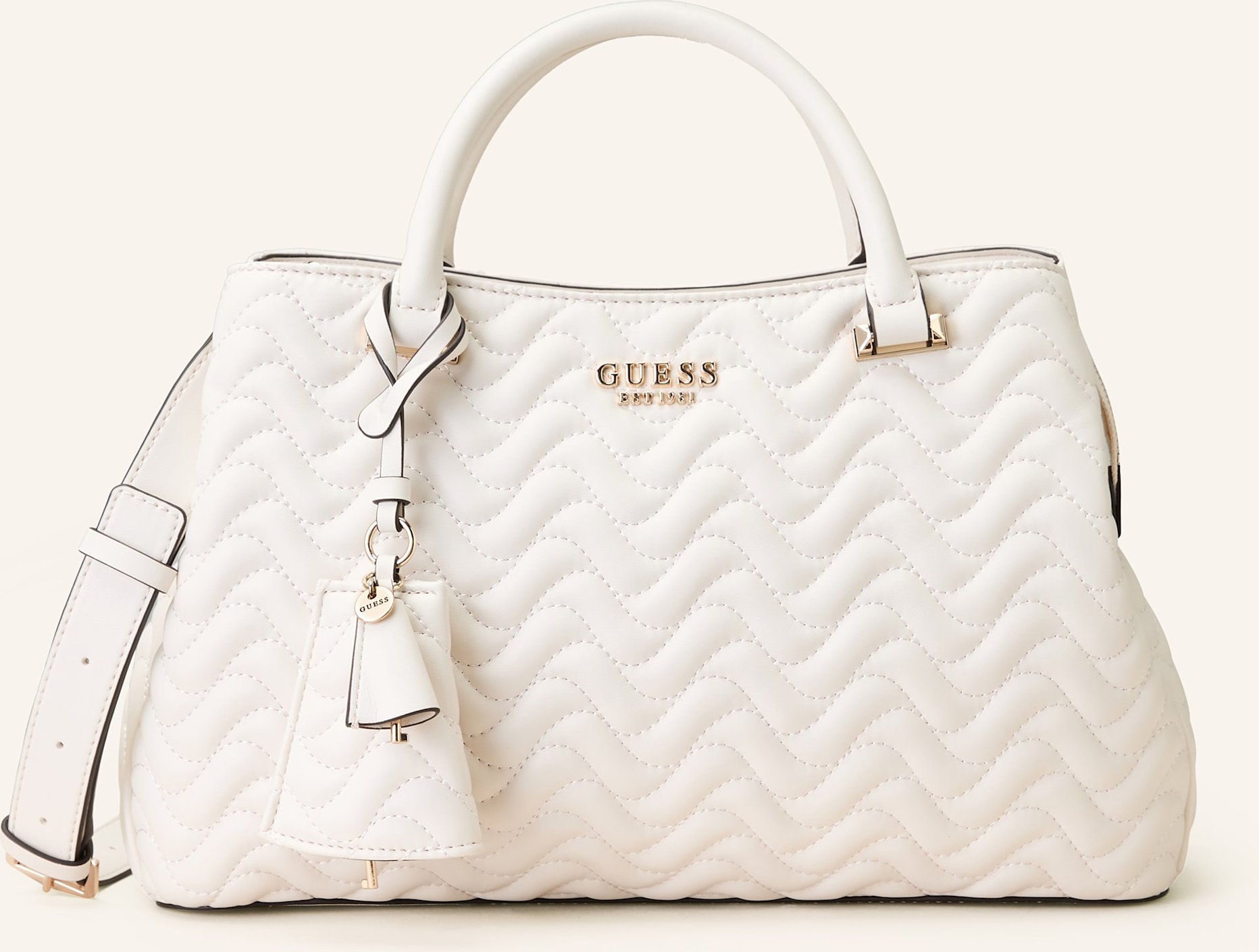 Guess Handtasche Melisandra Large weiss