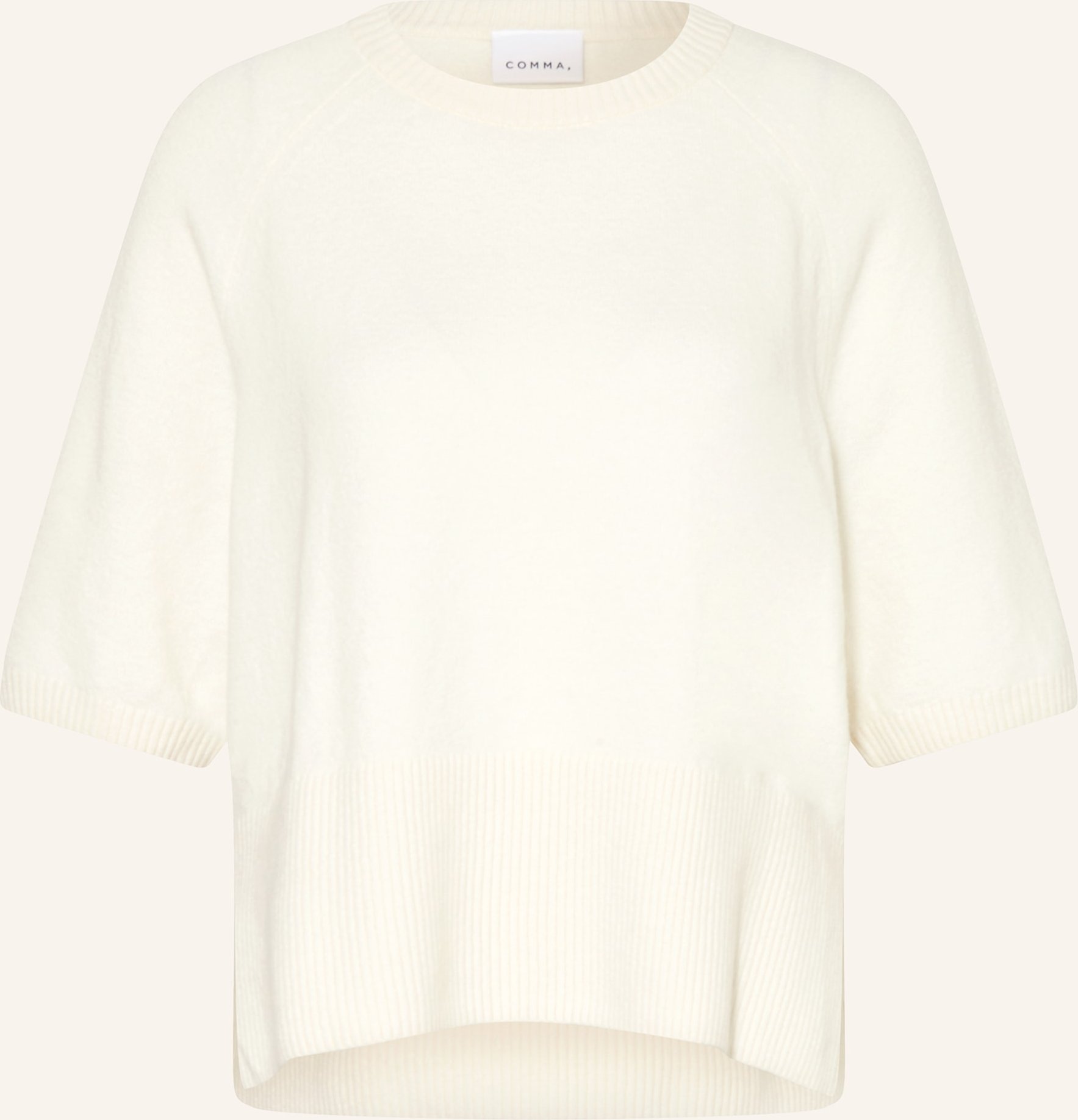 Comma Strickshirt beige
