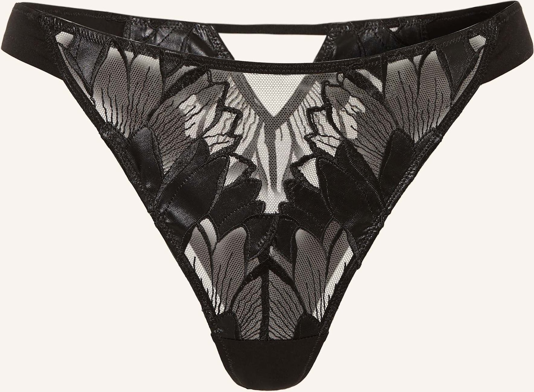 Livy String Moonflower schwarz