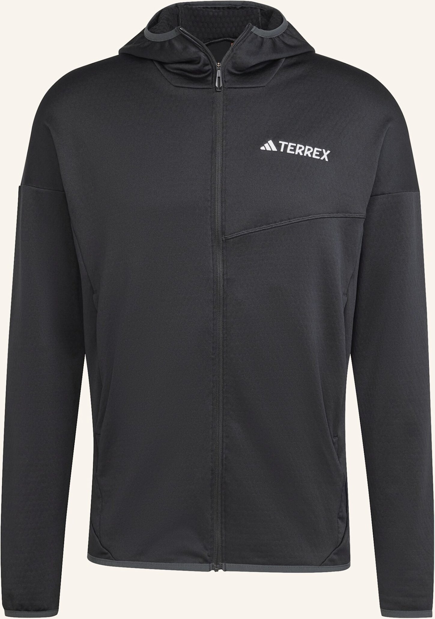 Thumbnail - Adidas Terrex Terrex Xperior Climawarm Leichte Fleece-Kapuzenjacke schwarz