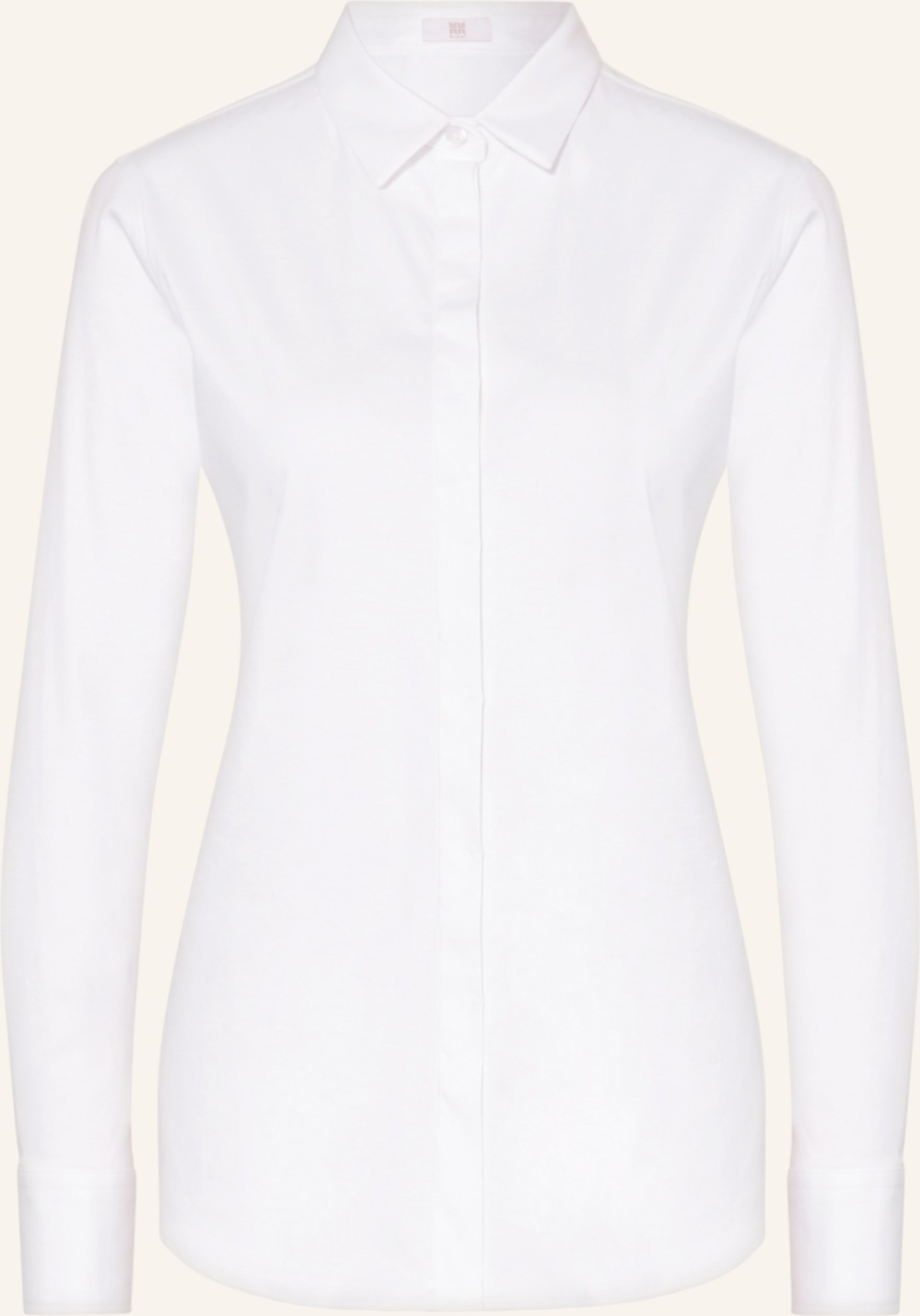 Riani Hemdbluse Aus Jersey weiss