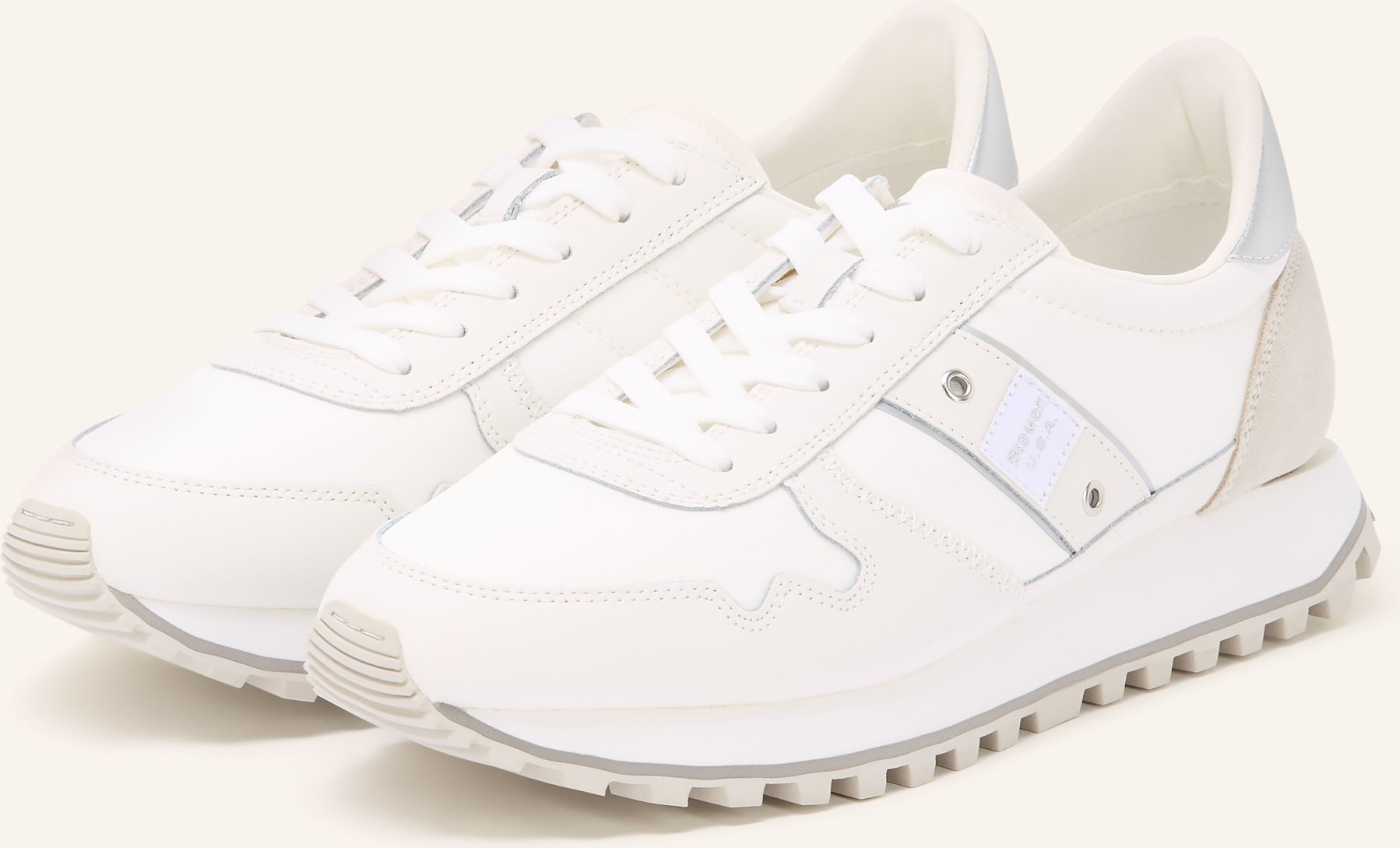 Blauer Sneaker millen03 weiss
