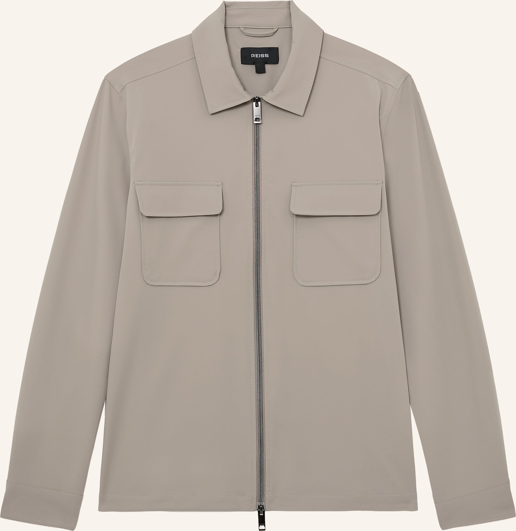 Reiss Overshirt Ascend beige