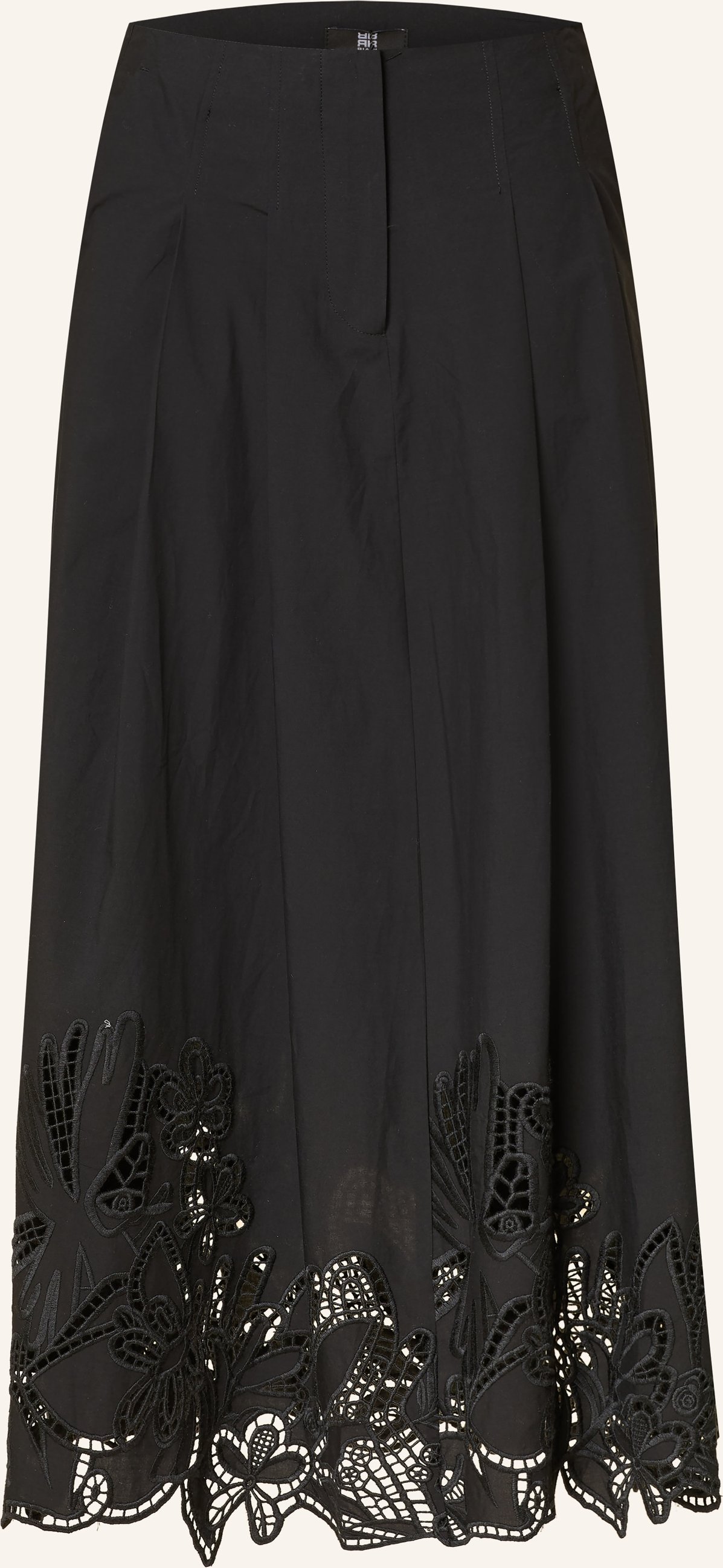 Riani Rock Mit Lochspitze schwarz