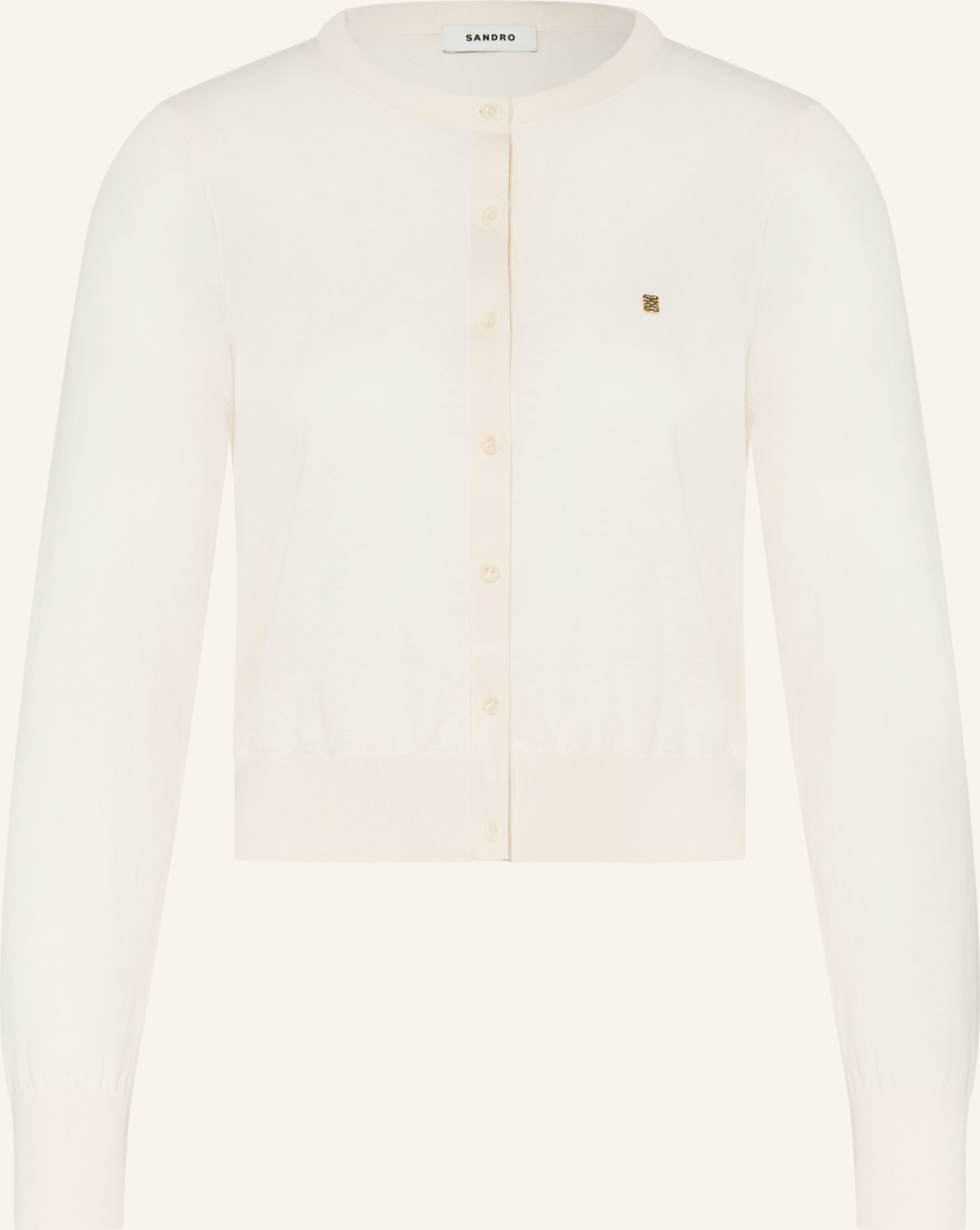 Sandro Strickjacke weiss