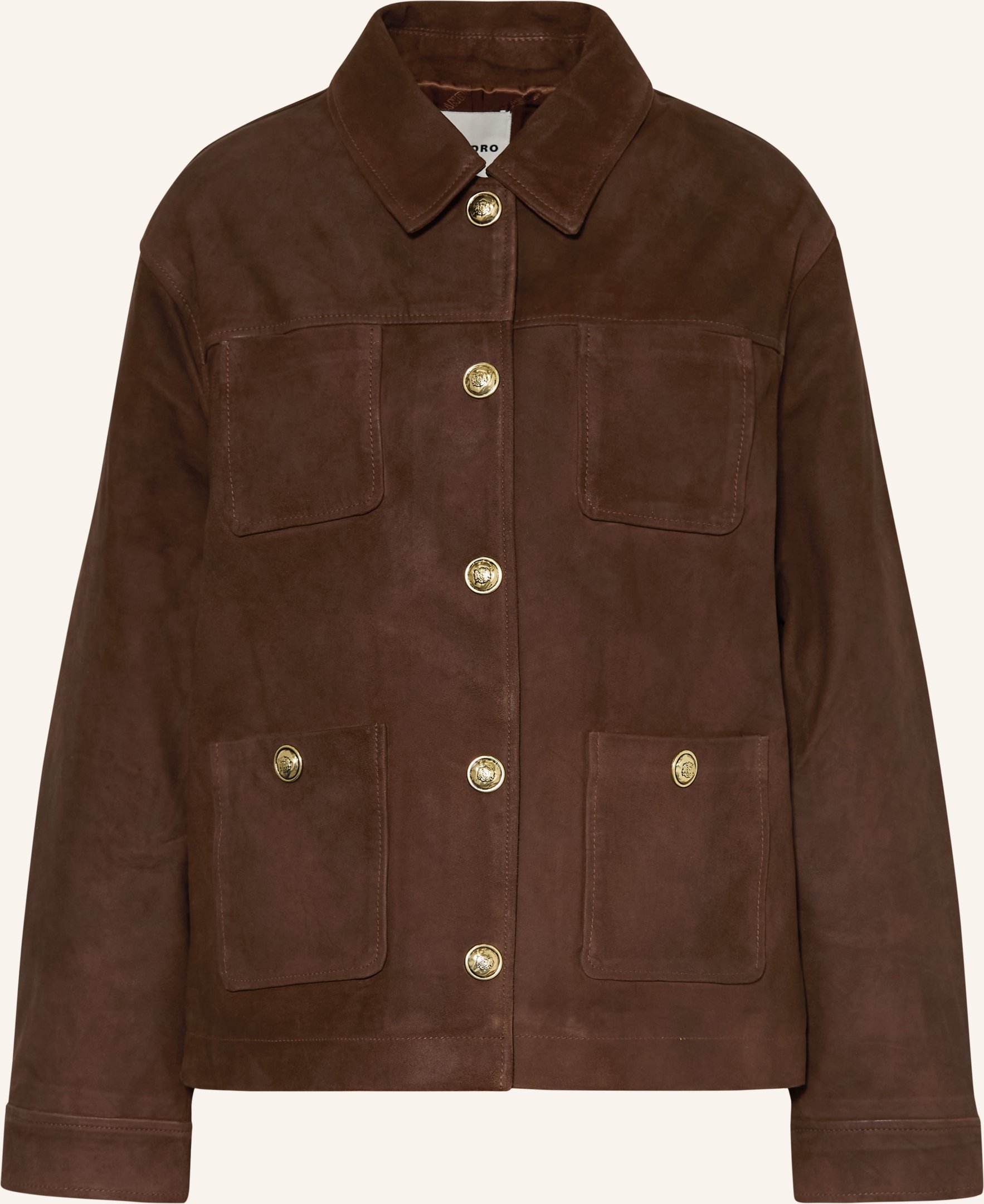 Sandro Lederjacke schwarz