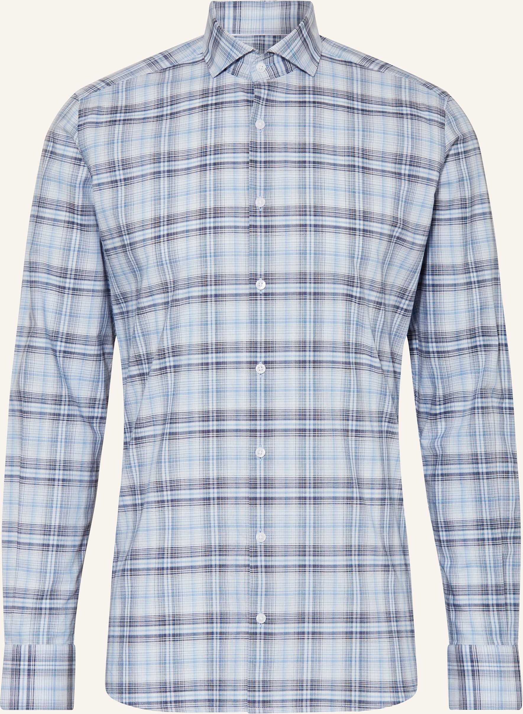 Paul Hemd Slim Fit blau