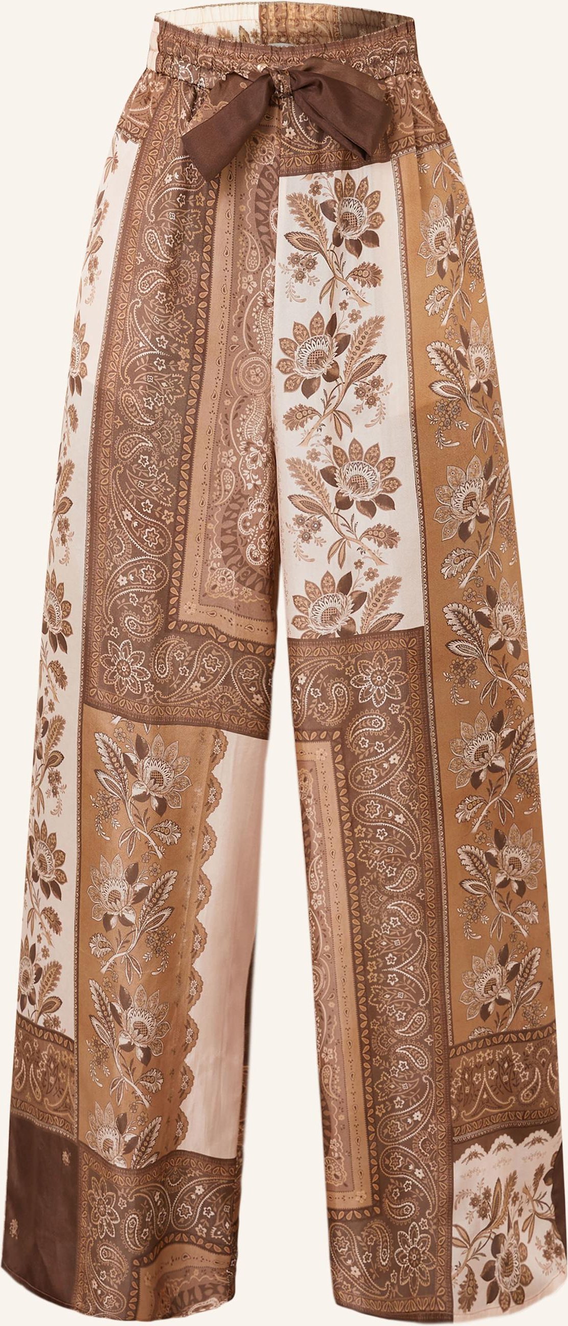 Zimmermann Seidenhose Lucky braun
