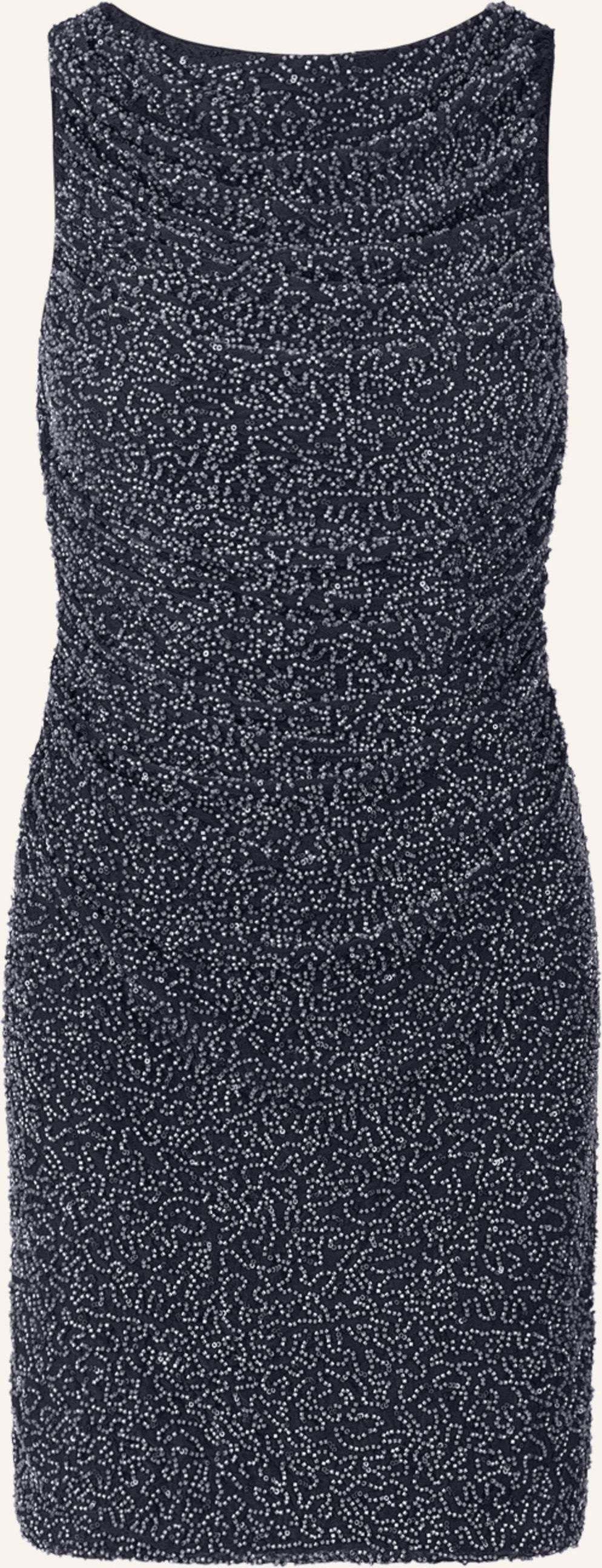 Apart Perlenbesticktes Abendkleid schwarz