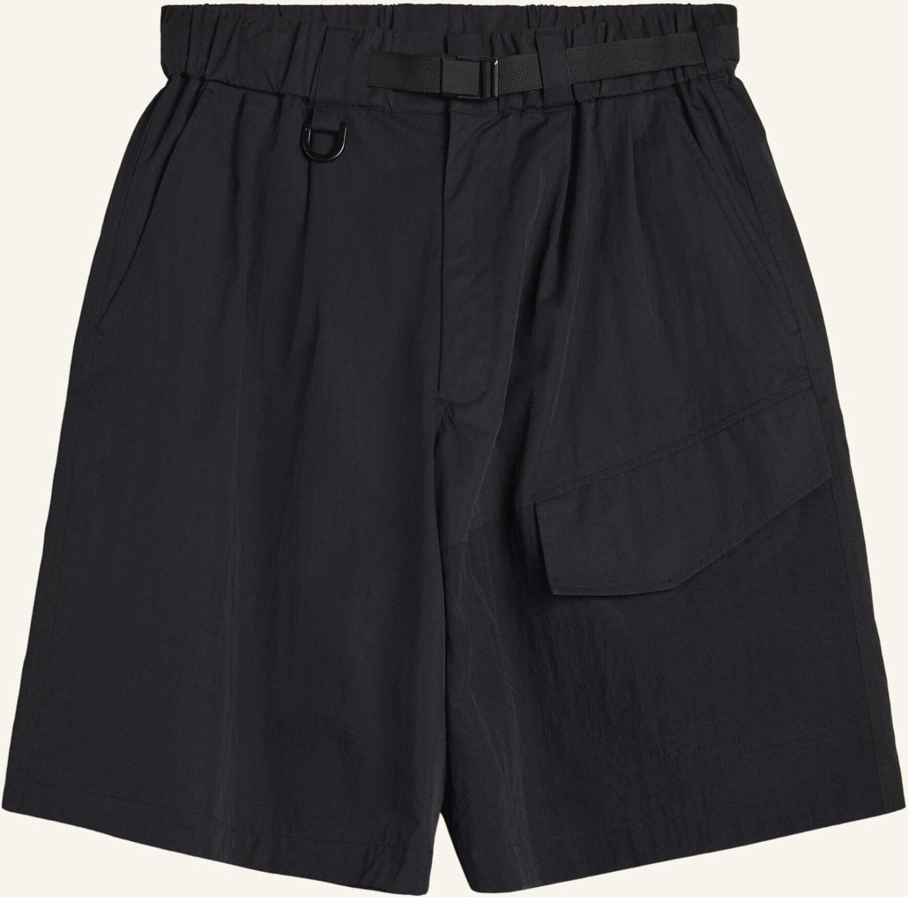 Y-3 Y-3 Ut Shorts, Weites Bein schwarz