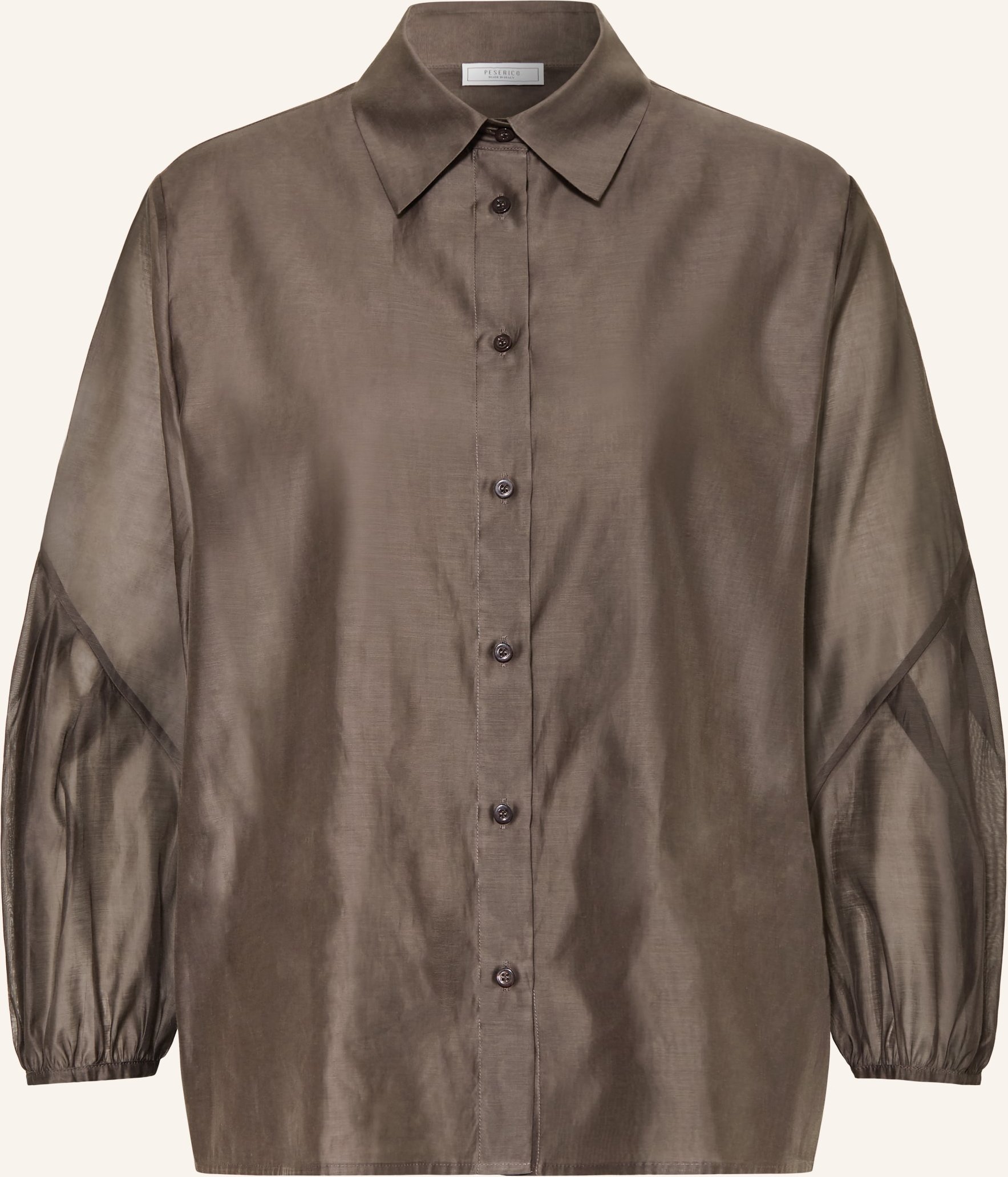 Peserico Hemdbluse Mit 3/4-Arm braun