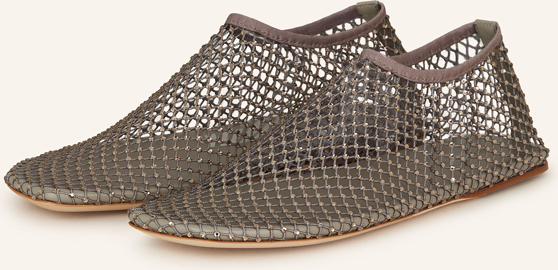 Christopher Esber Ballerinas Minette Mit Schmucksteinen gruen