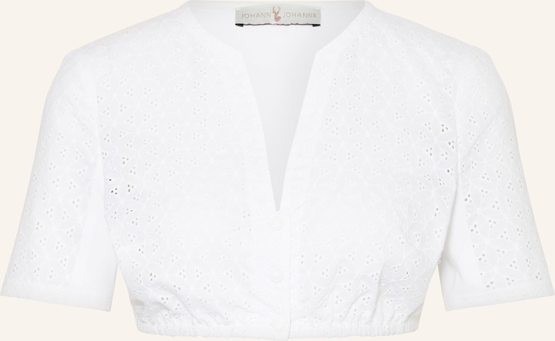 Johann & Johanna Dirndlbluse weiss
