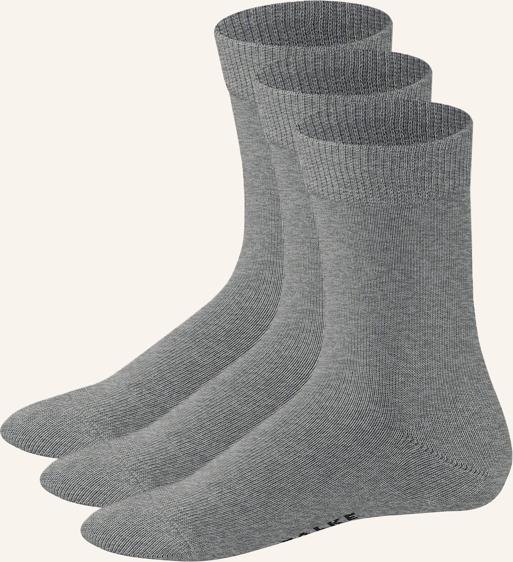 Falke 3er-Pack Socken Family grau
