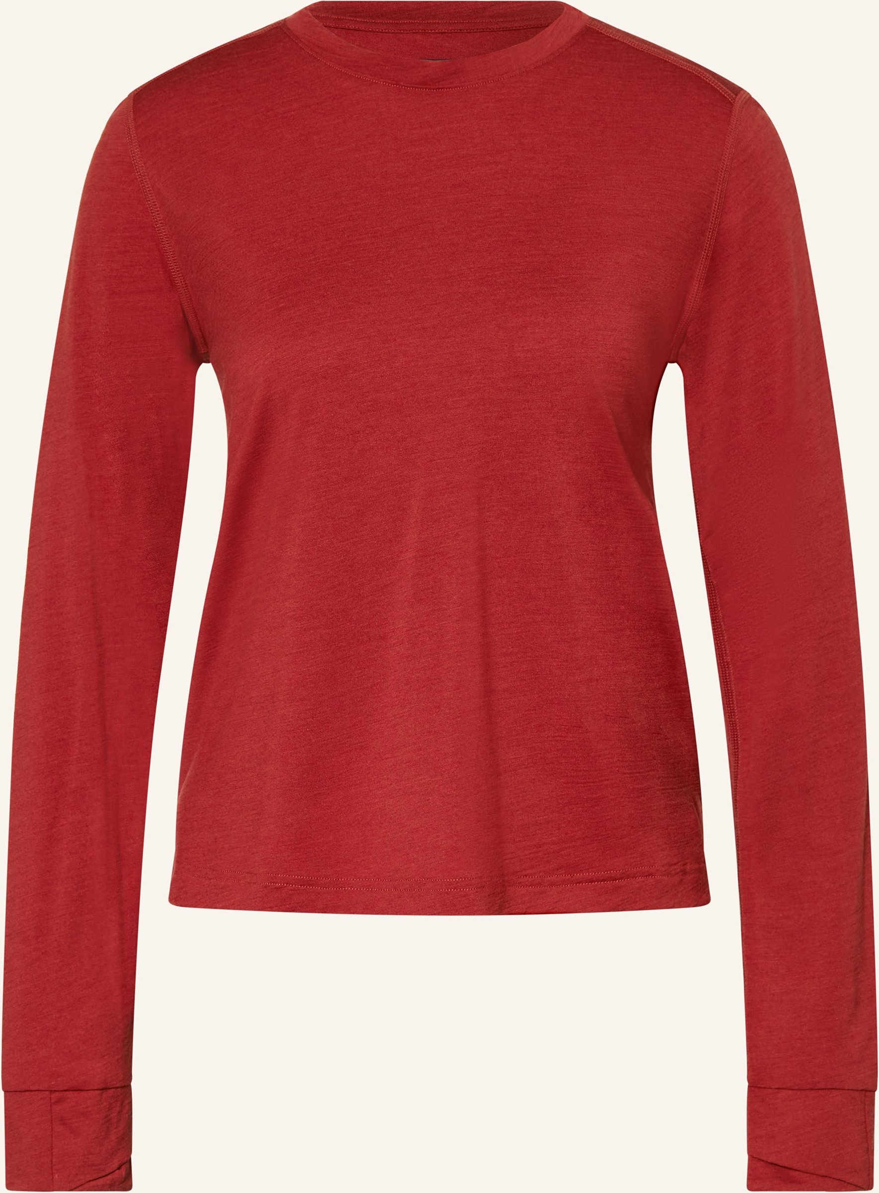 Ciele Athletics Laufshirt Hls Aus Merinowolle orange