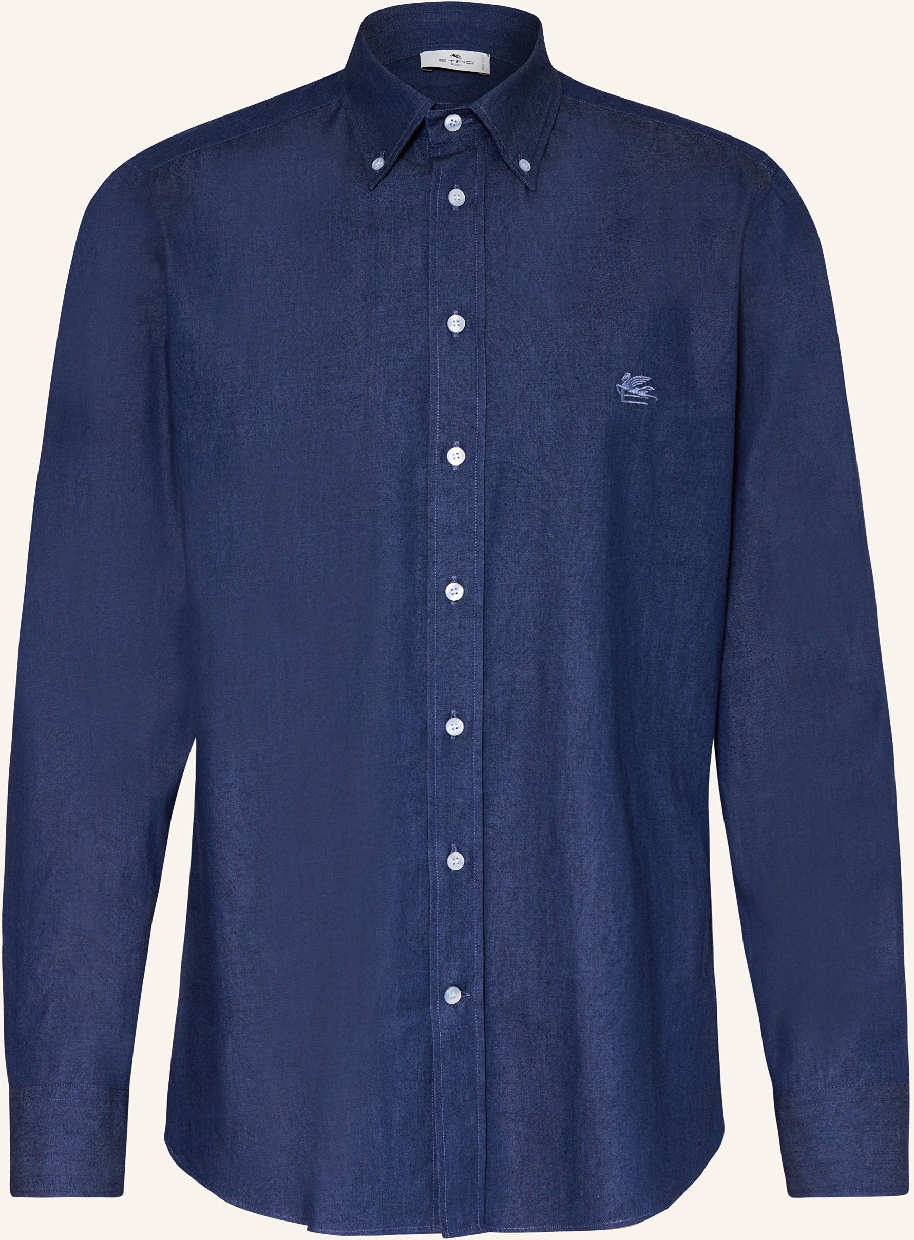 Etro Hemd Regular Fit blau