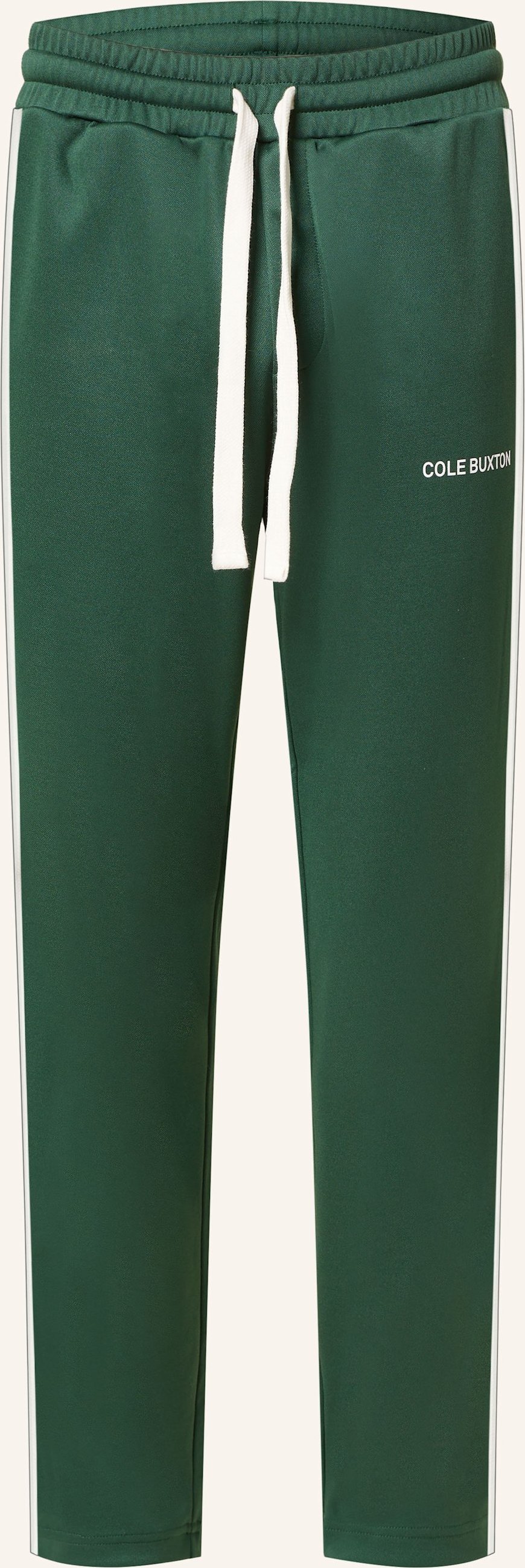Cole Buxton Track Pants Pipe Mit Galonstreifen gruen