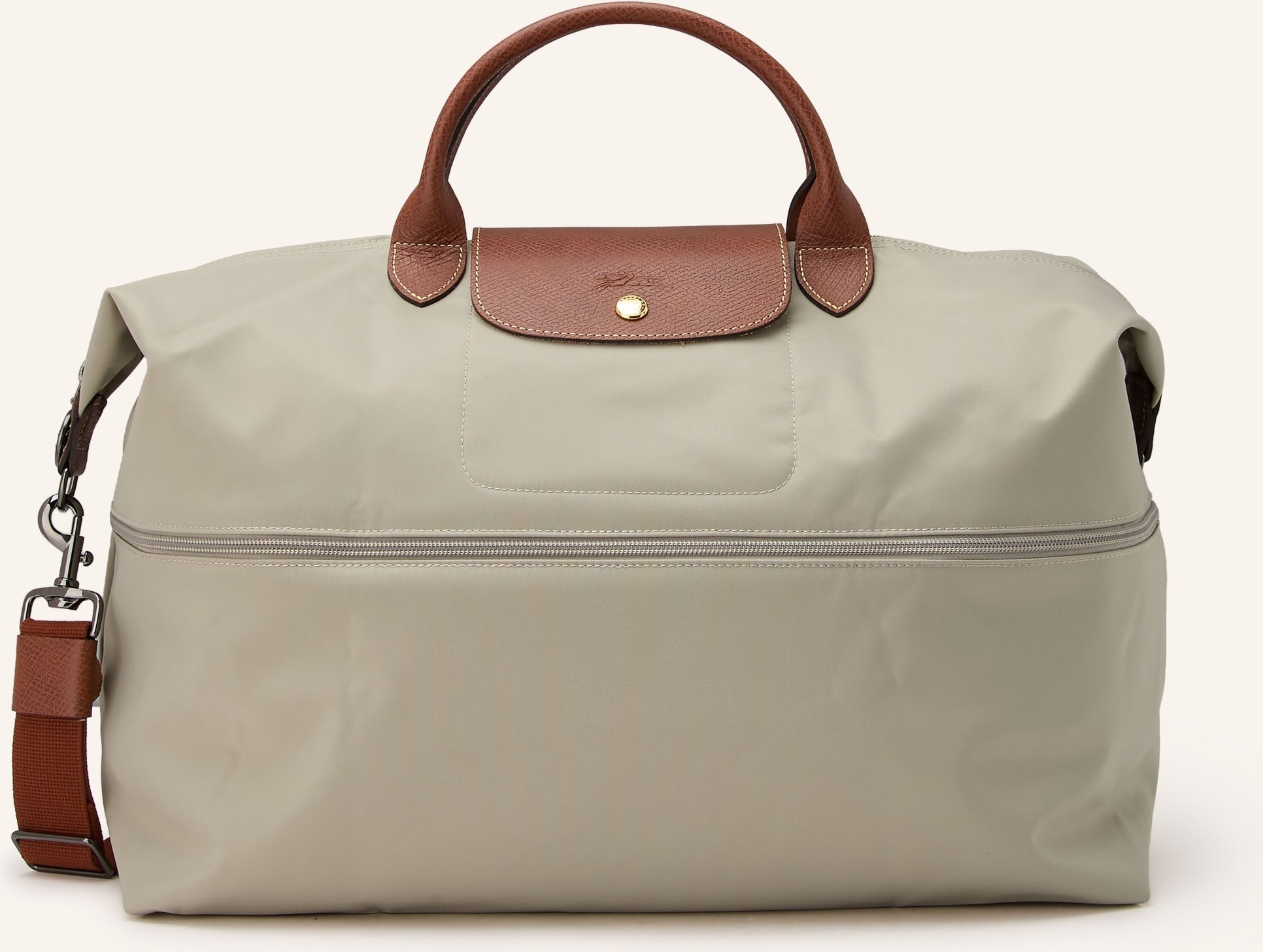 Longchamp Weekender Le Pliage grau
