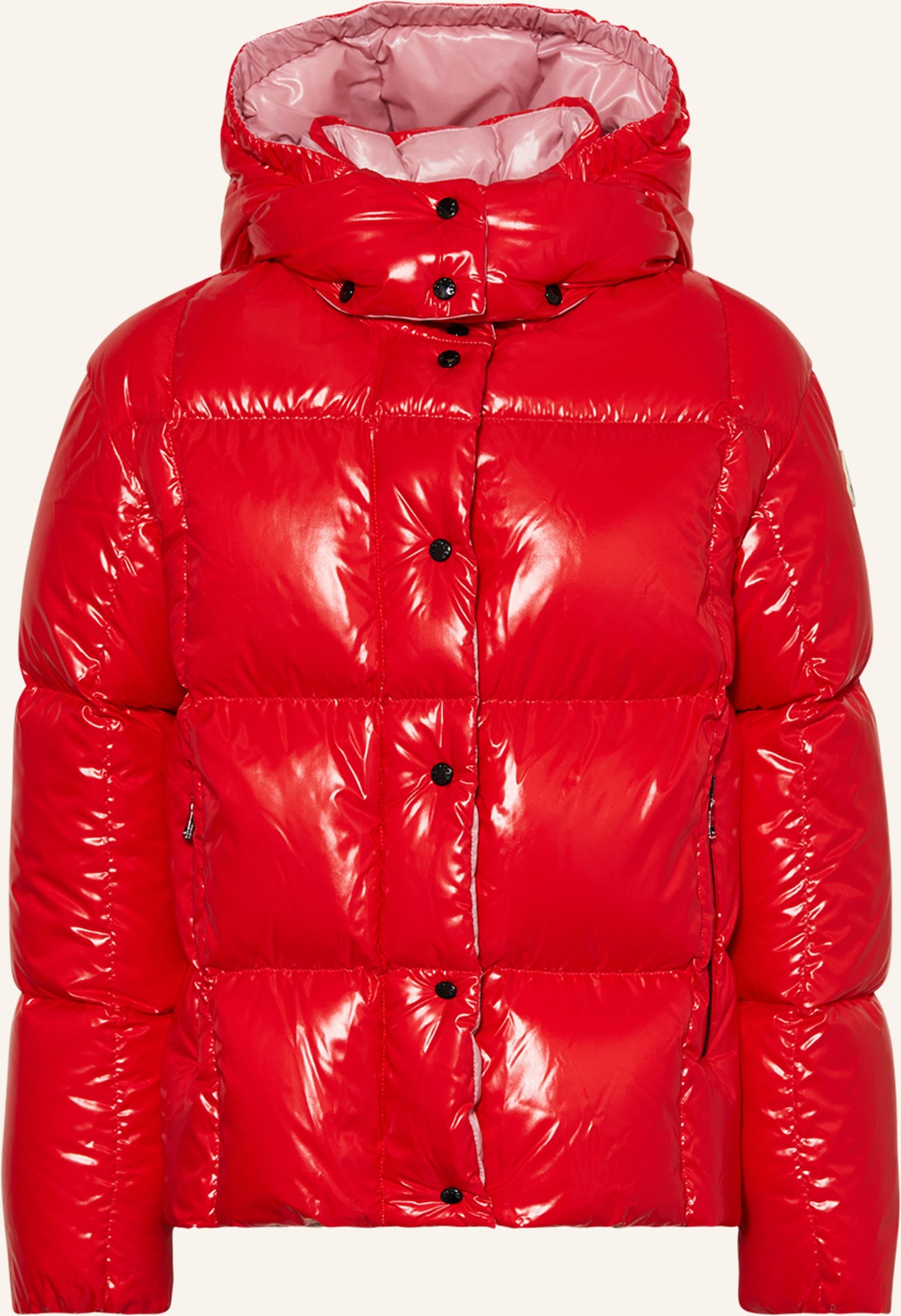 Moncler Enfant Daunenjacke Parana Mit Abnehmbarer Kapuze rot