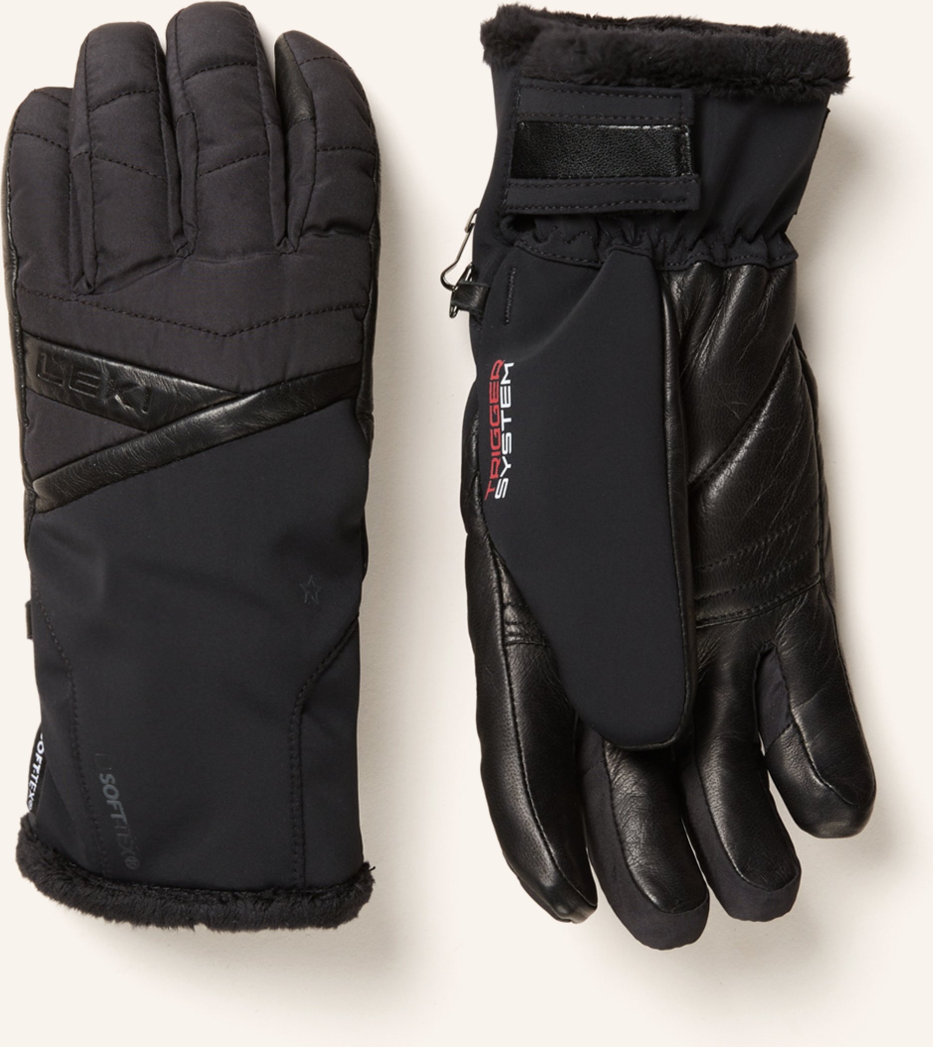 Leki Skihandschuhe Snowfox 3d schwarz