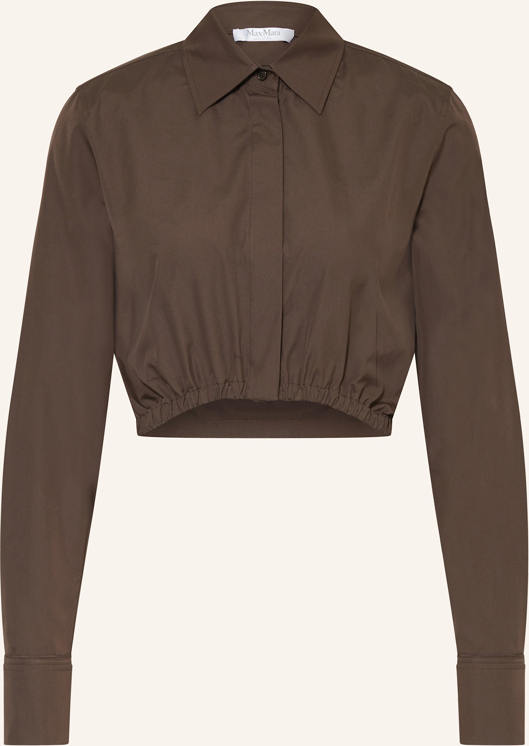 Thumbnail - Max Mara Hemdbluse Angio braun
