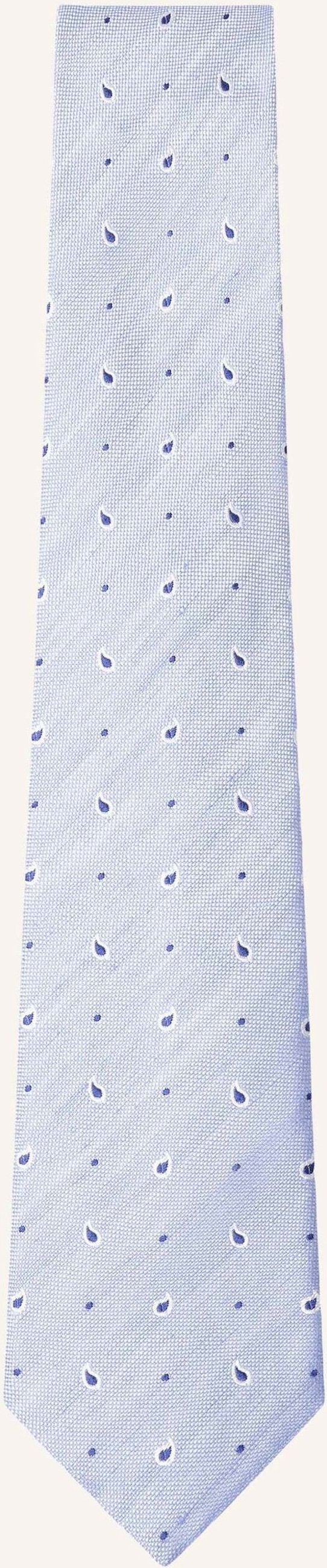 Hackett London Krawatte Clean Paisley blau