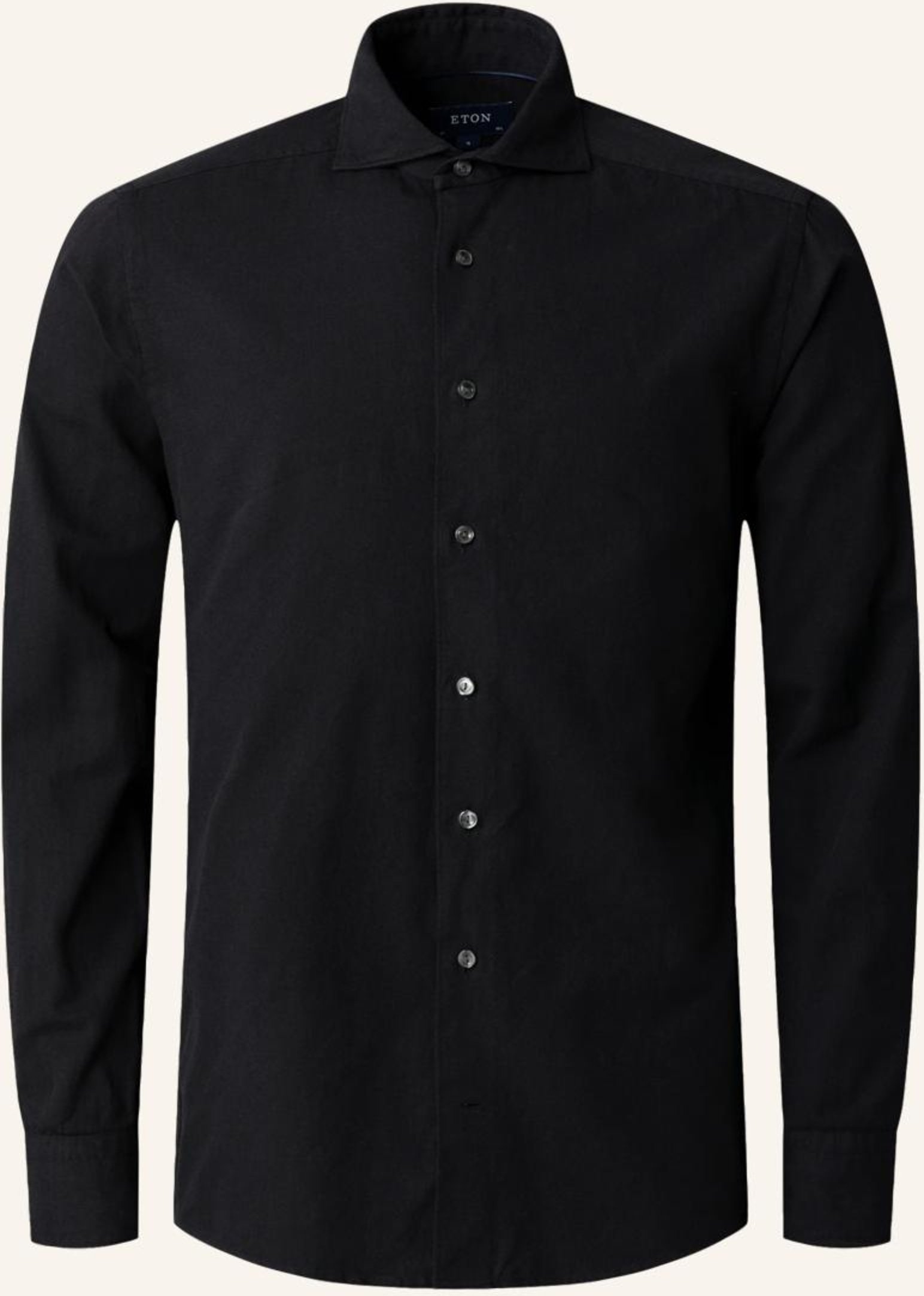 Eton Jeanshemd Contemporary Fit schwarz