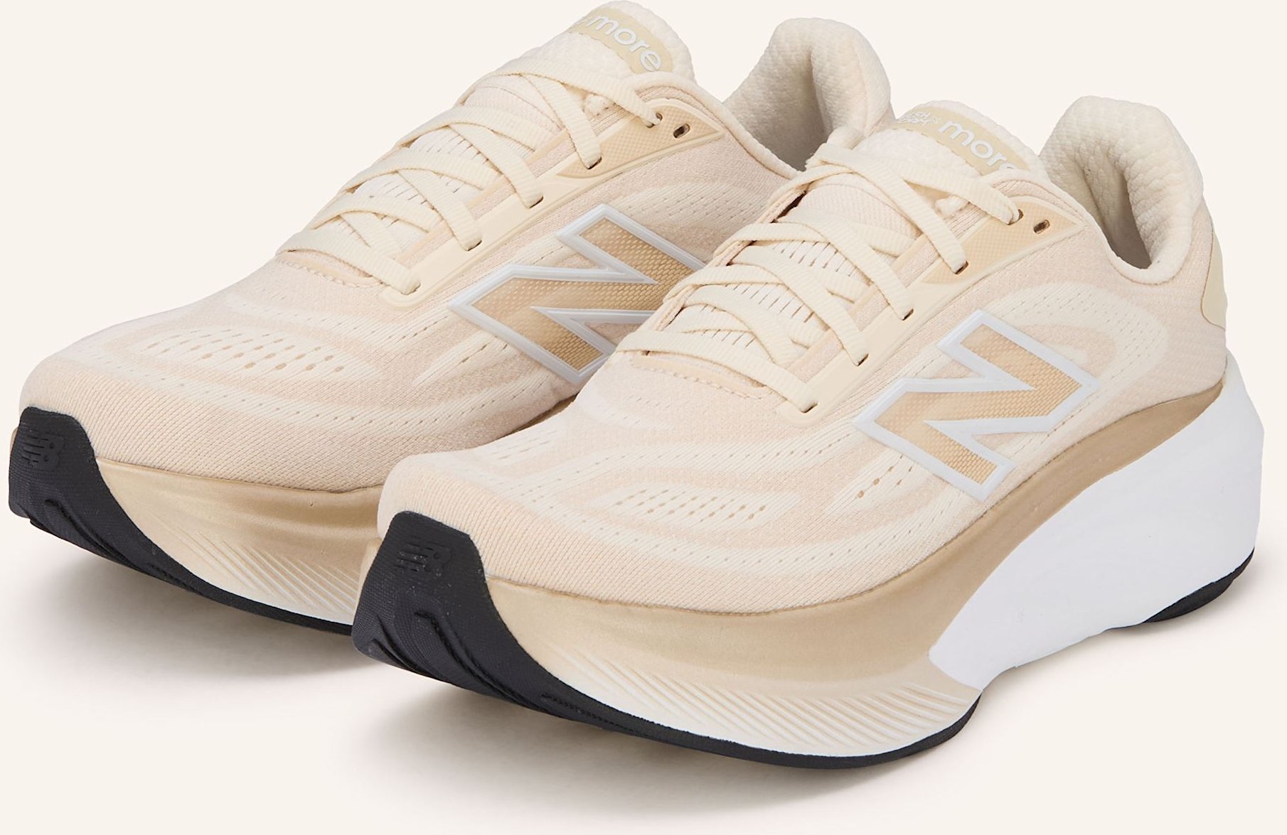 Thumbnail - New Balance Laufschuhe Fresh Foam X More v6 beige