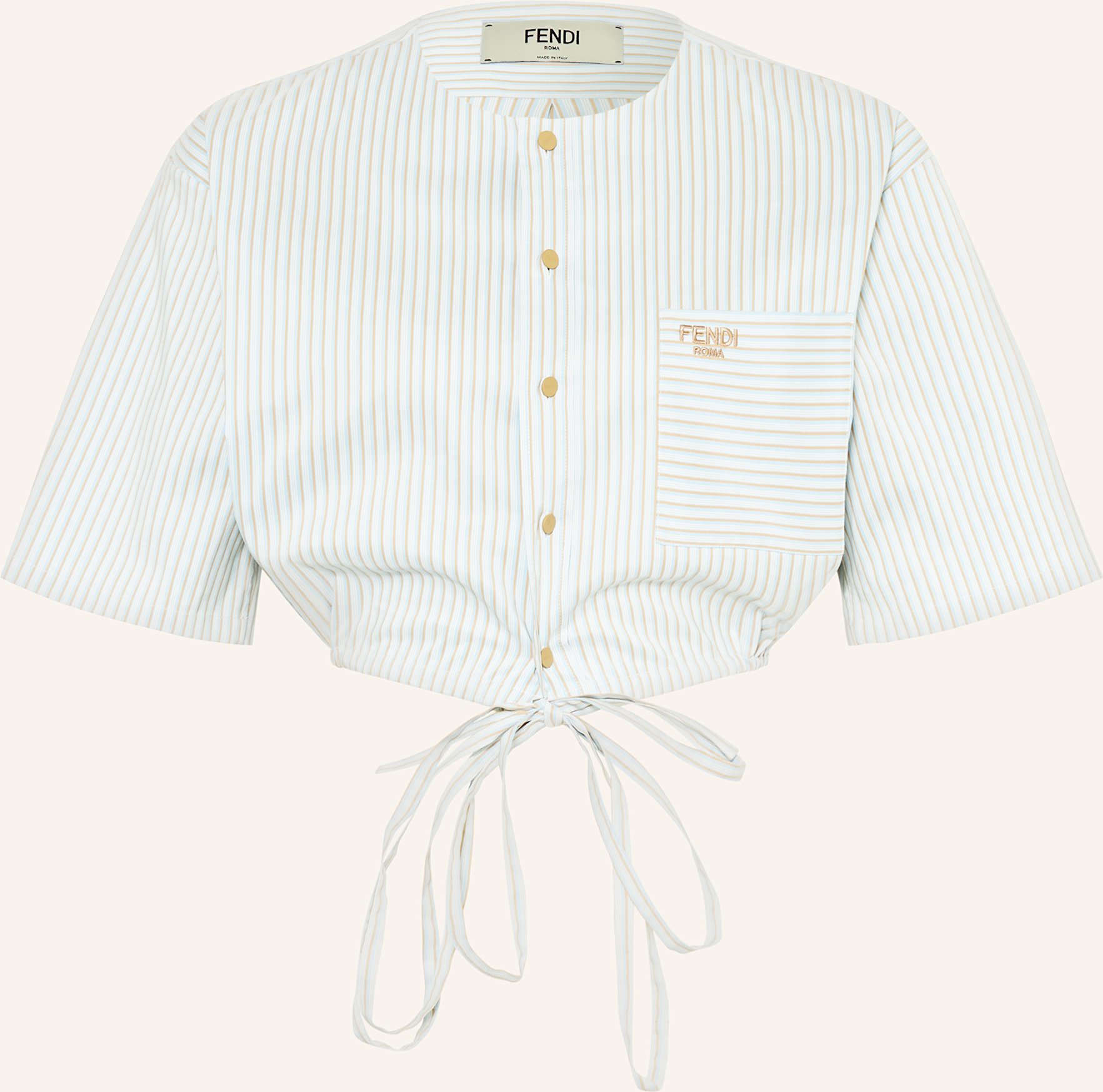 Thumbnail - Fendi Bluse blau