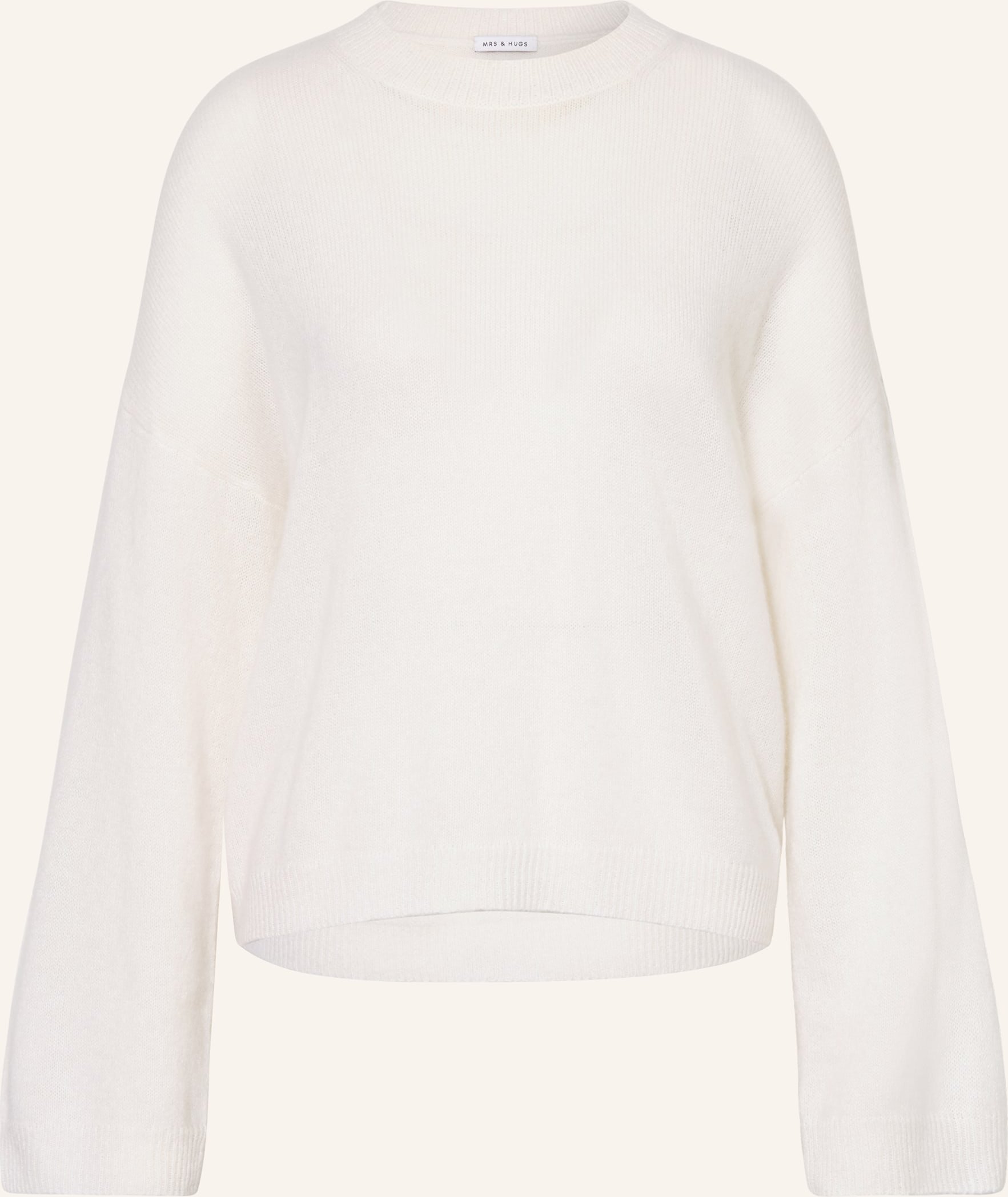 Mrs & Hugs Pullover Mit Cashmere weiss