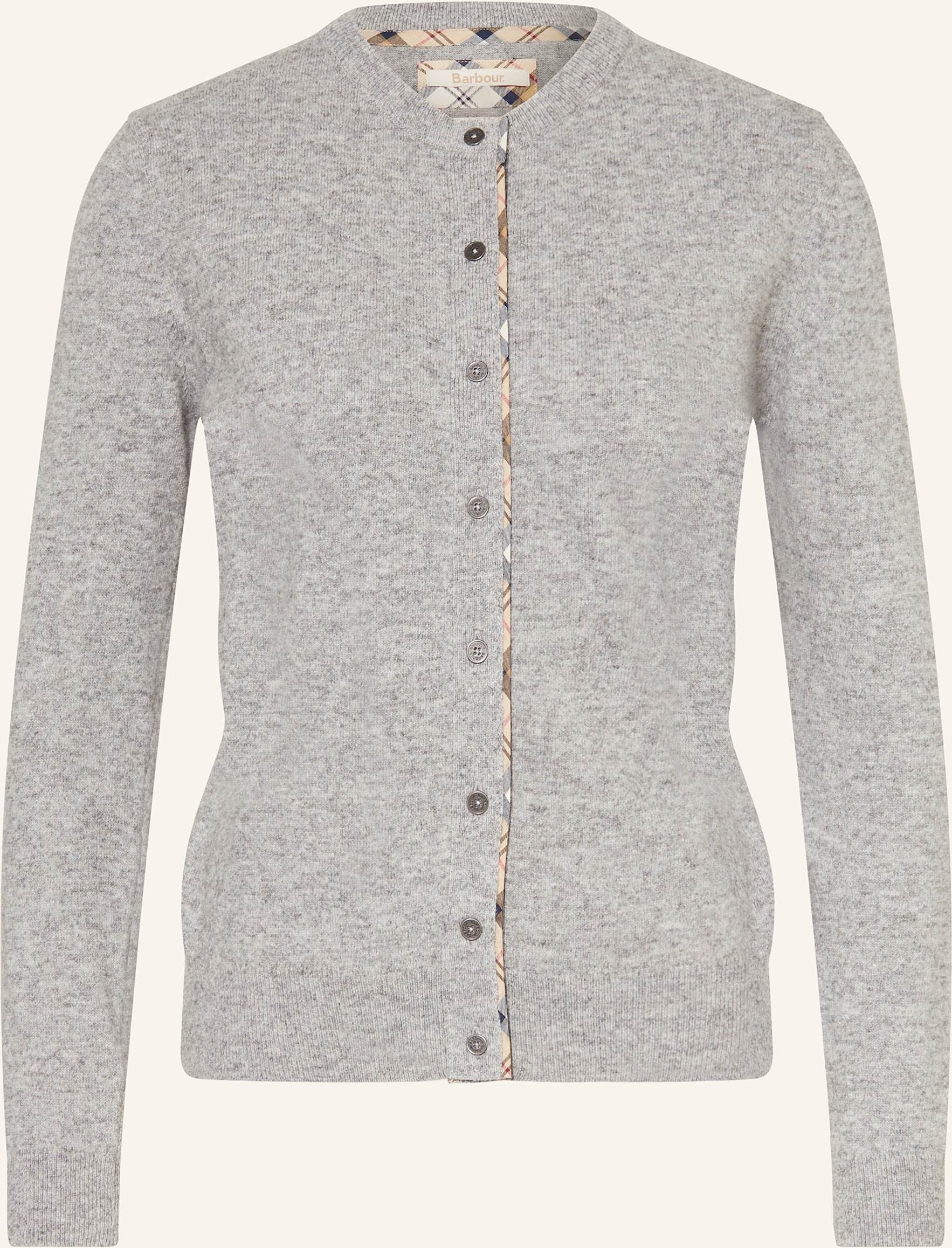 Barbour Strickjacke Pendle grau