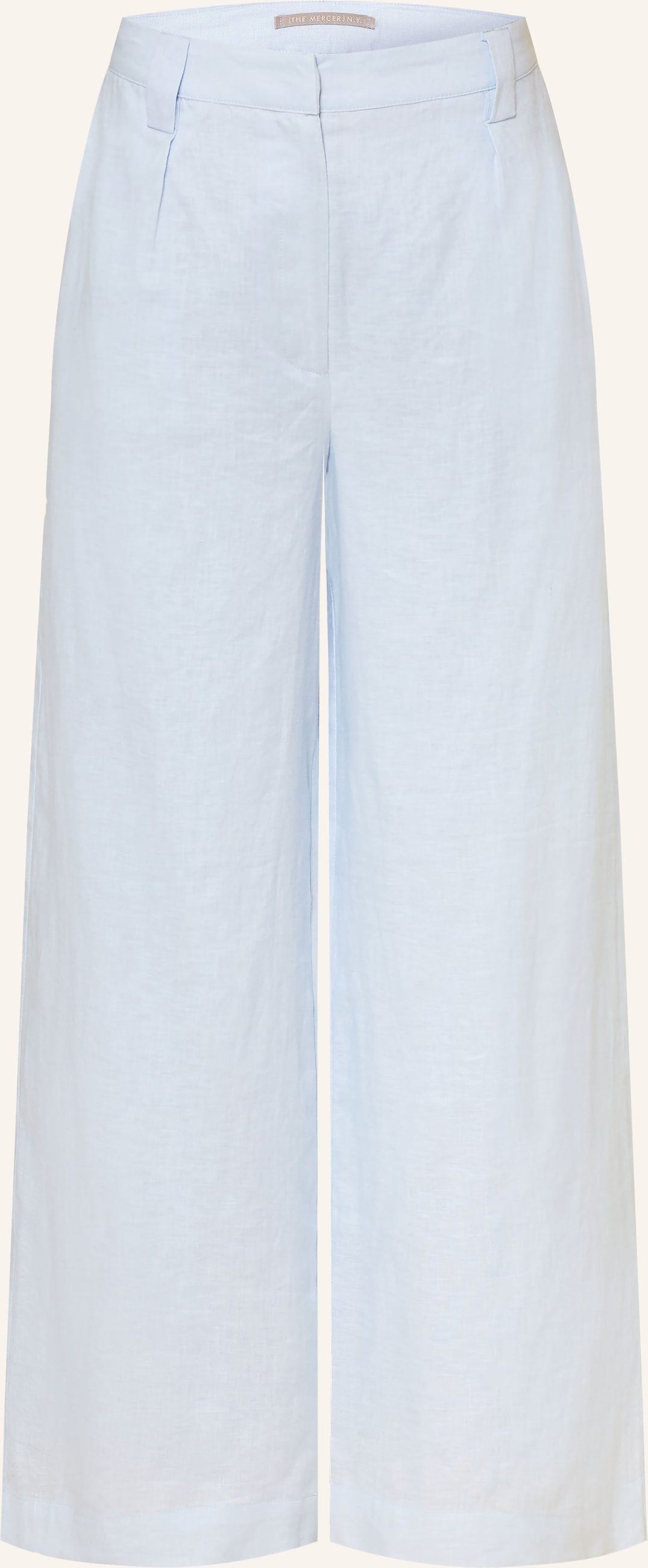 (The Mercer) N.Y. Marlenehose Aus Leinen blau