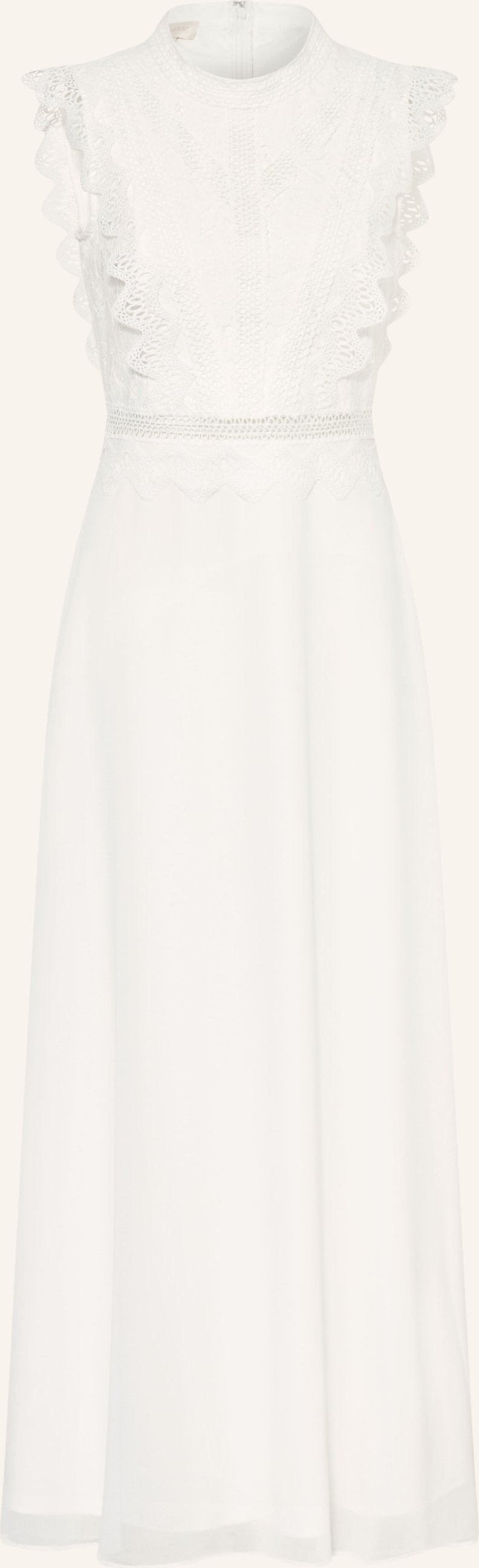 Apart Abendkleid Mit Spitze weiss