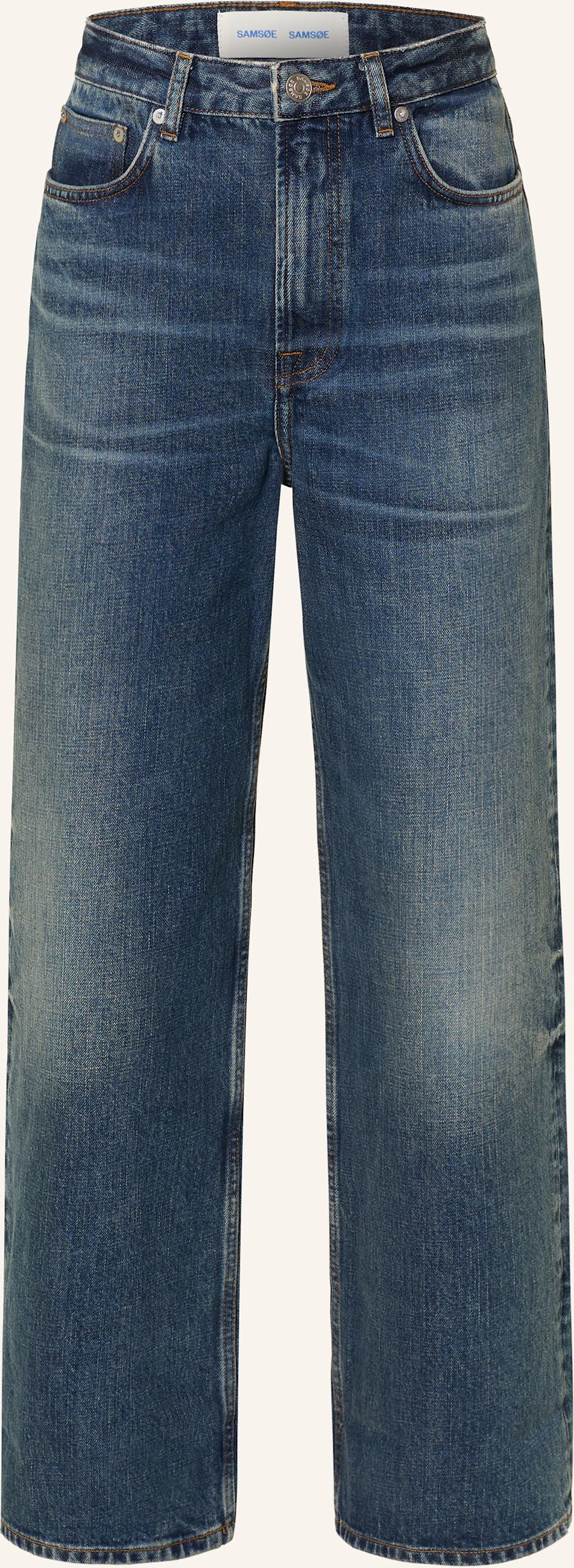 Samsøe Samsøe Wide Leg Jeans Sashelly blau