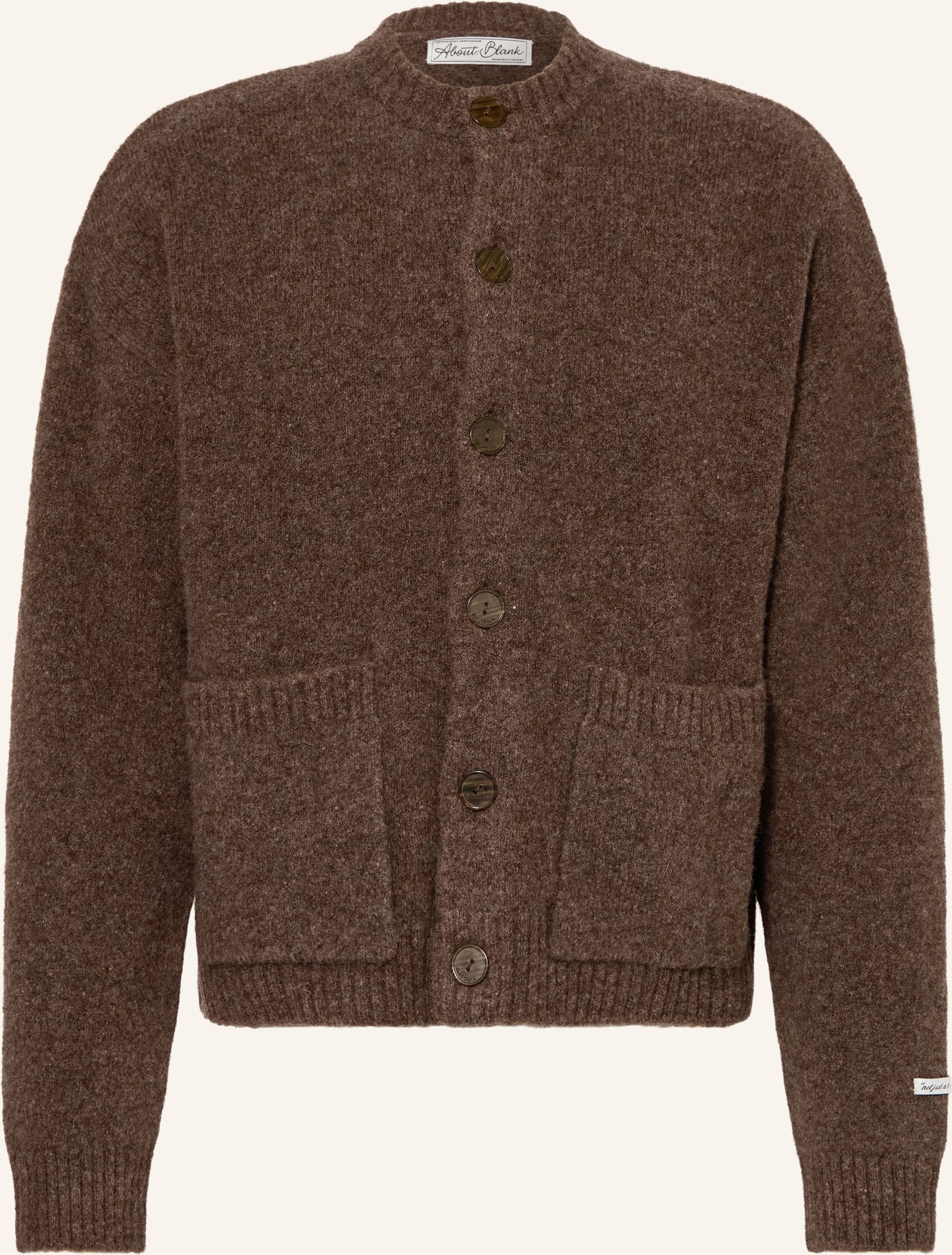 About:Blank Strickjacke braun