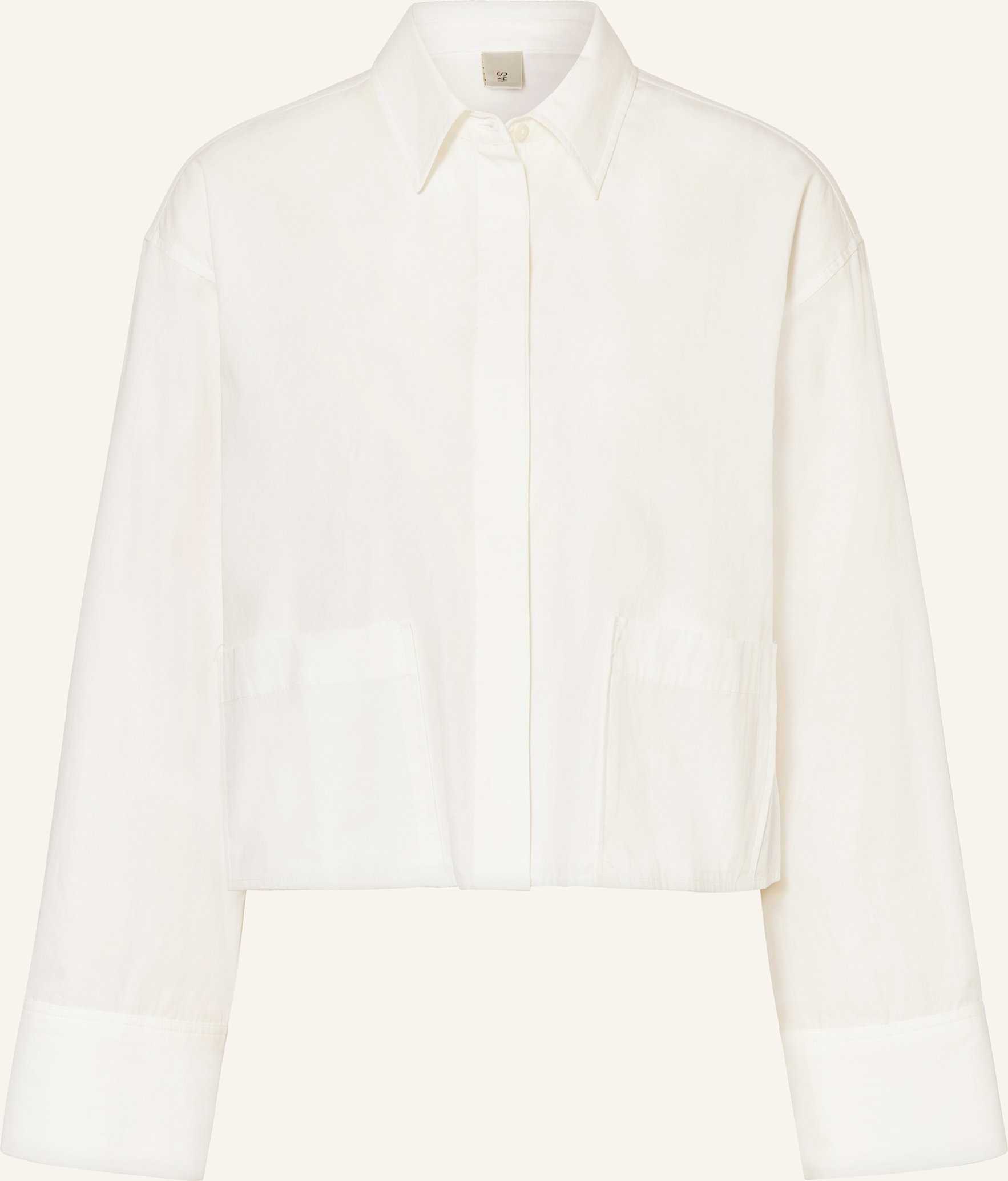 Thumbnail - Y.A.S. Cropped-Hemdbluse weiss
