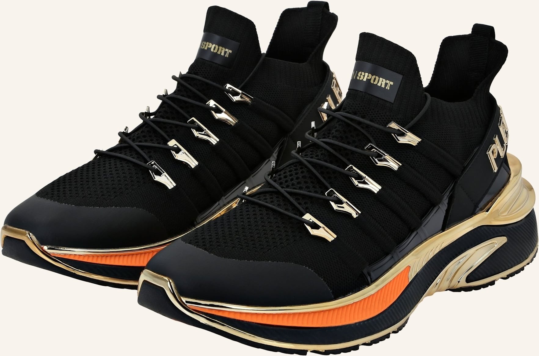 Plein Sport Runner Sneaker Chrome Surfer schwarz