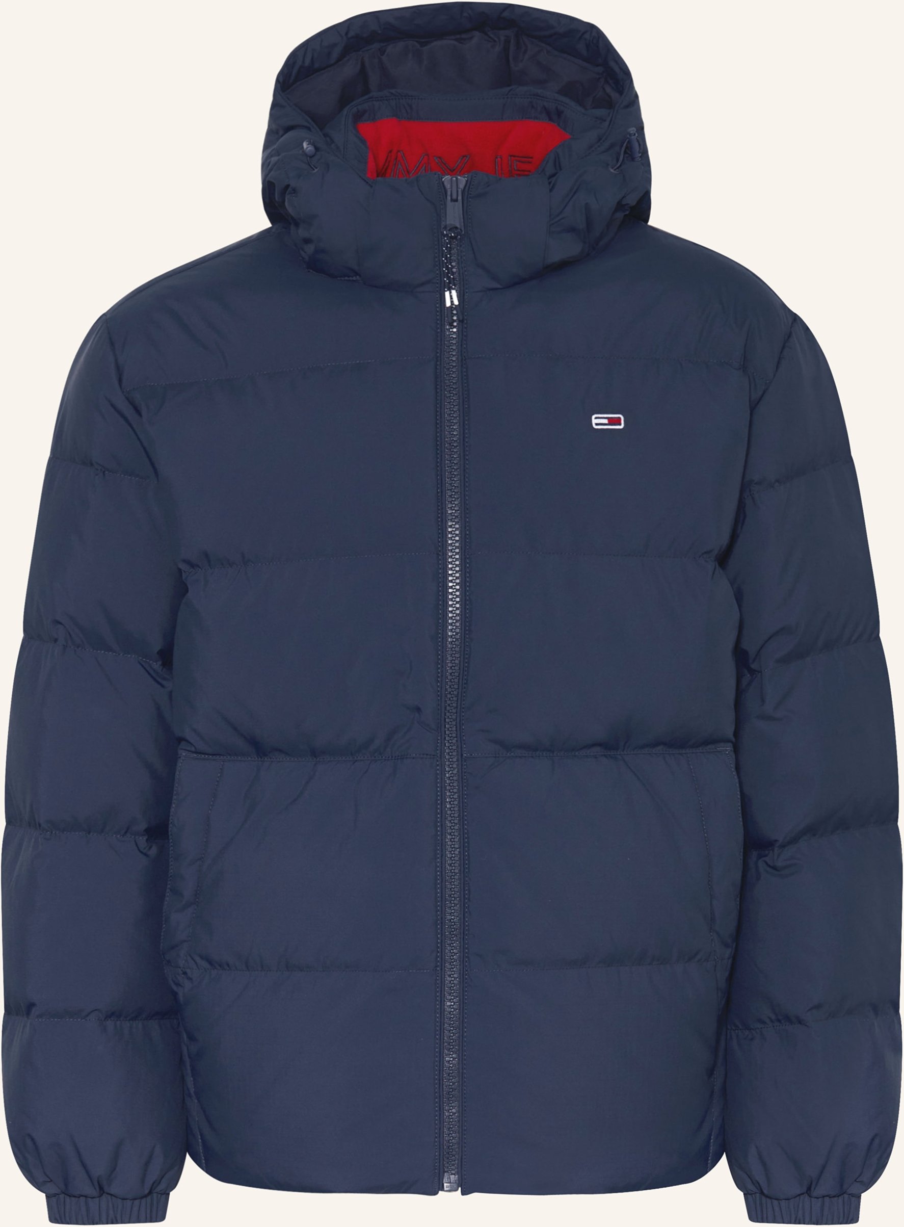 Tommy Jeans Daunenjacke Mit Abnehmbarer Kapuze blau