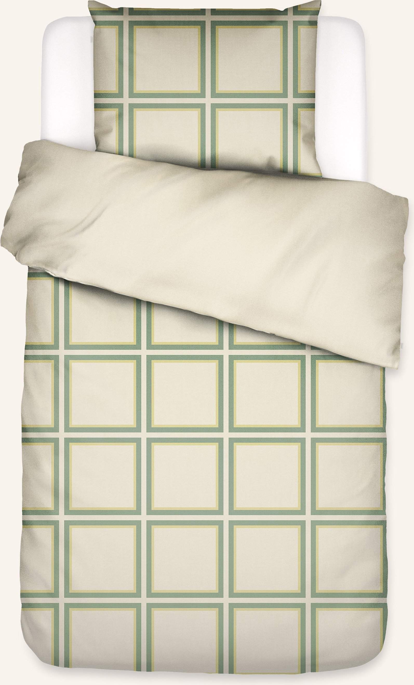 Essenza Bettwäsche Luca gruen