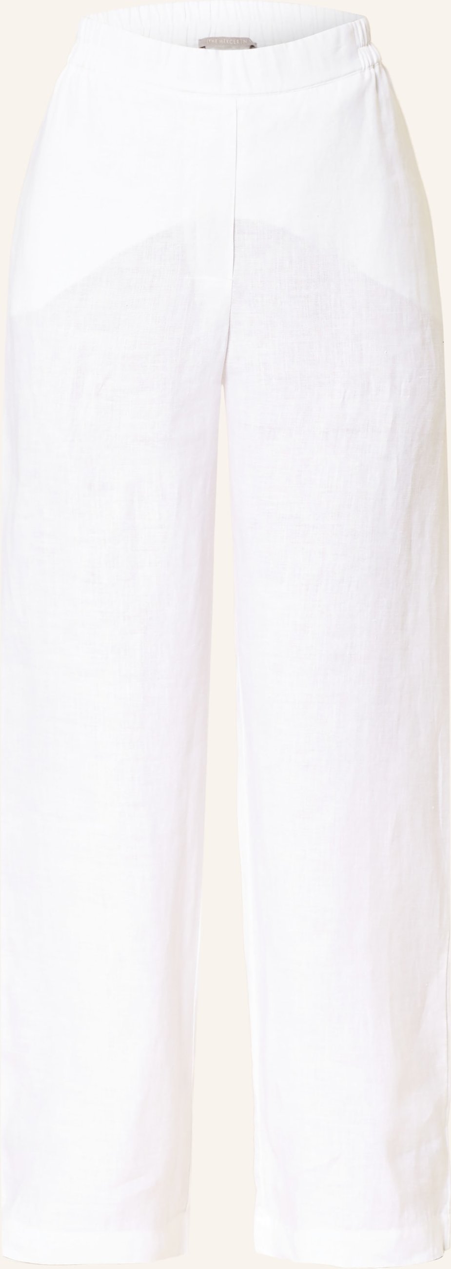 (The Mercer) N.Y. Marlenehose Aus Leinen weiss