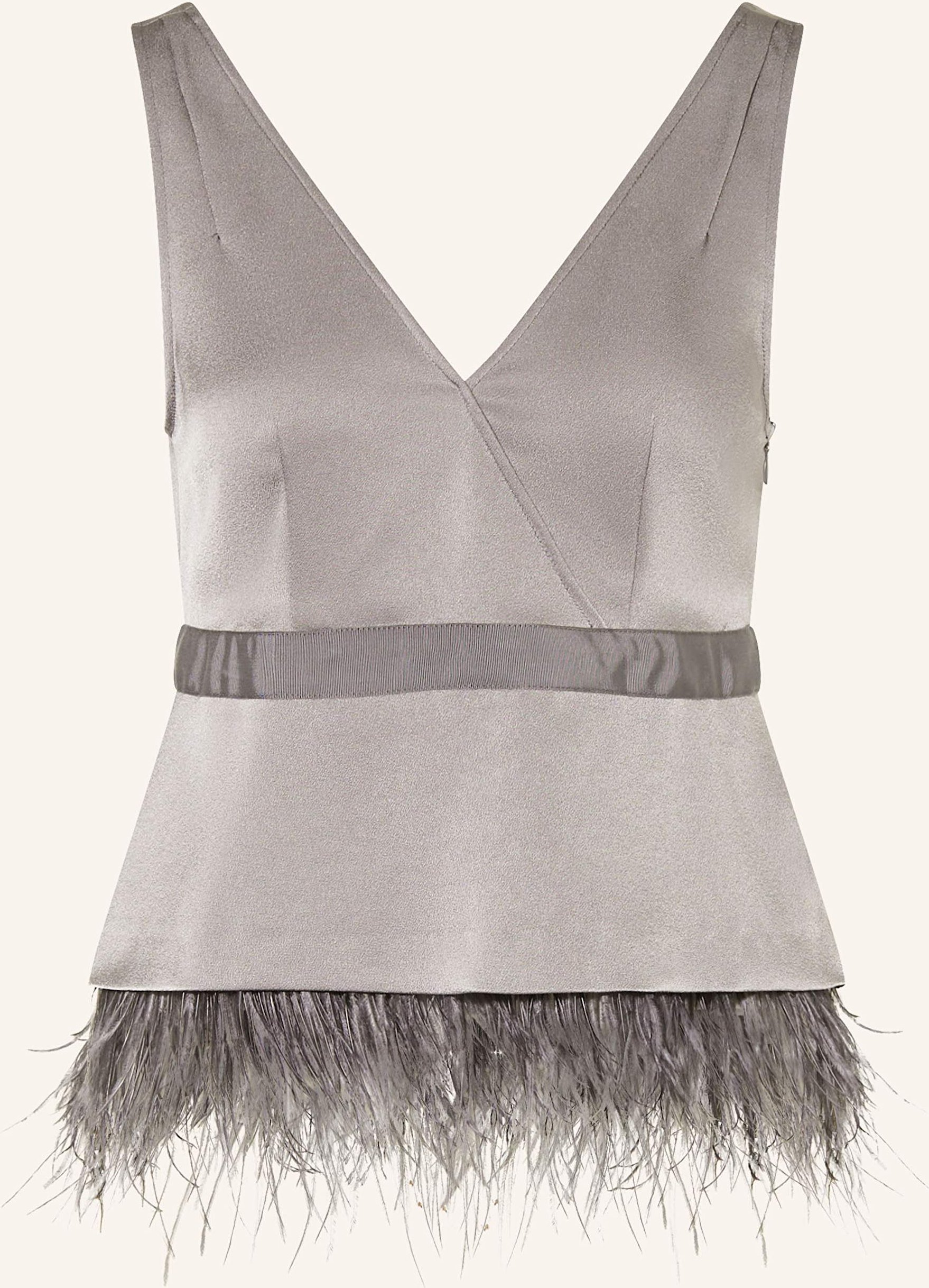 Luisa Cerano Blusentop silber