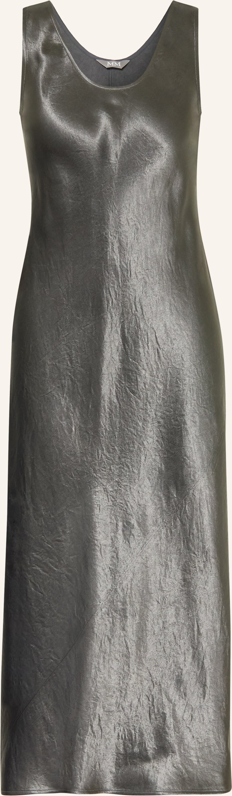 Mm By Max Mara Satinkleid Talete grau