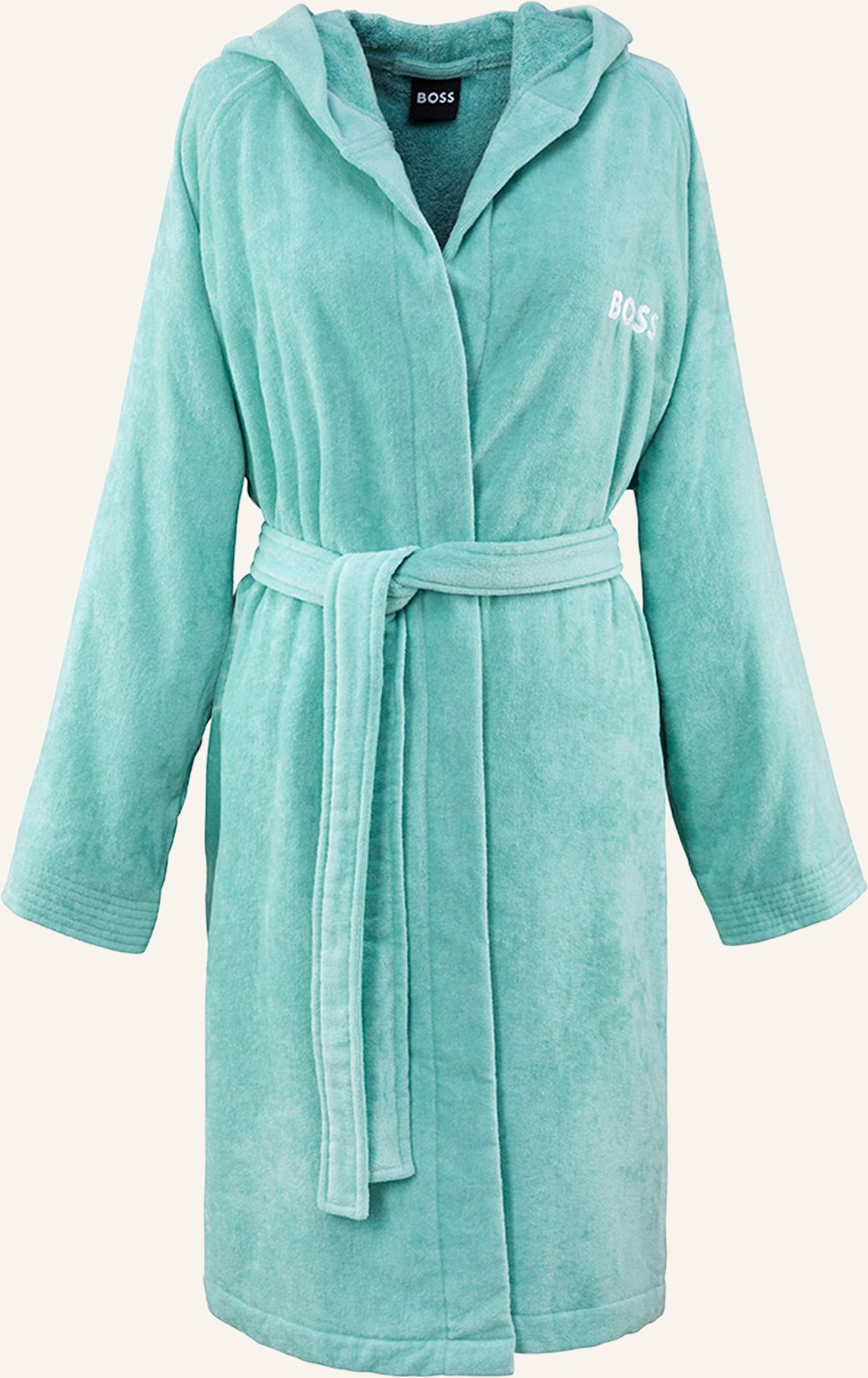 Boss Bademantel Plain blau