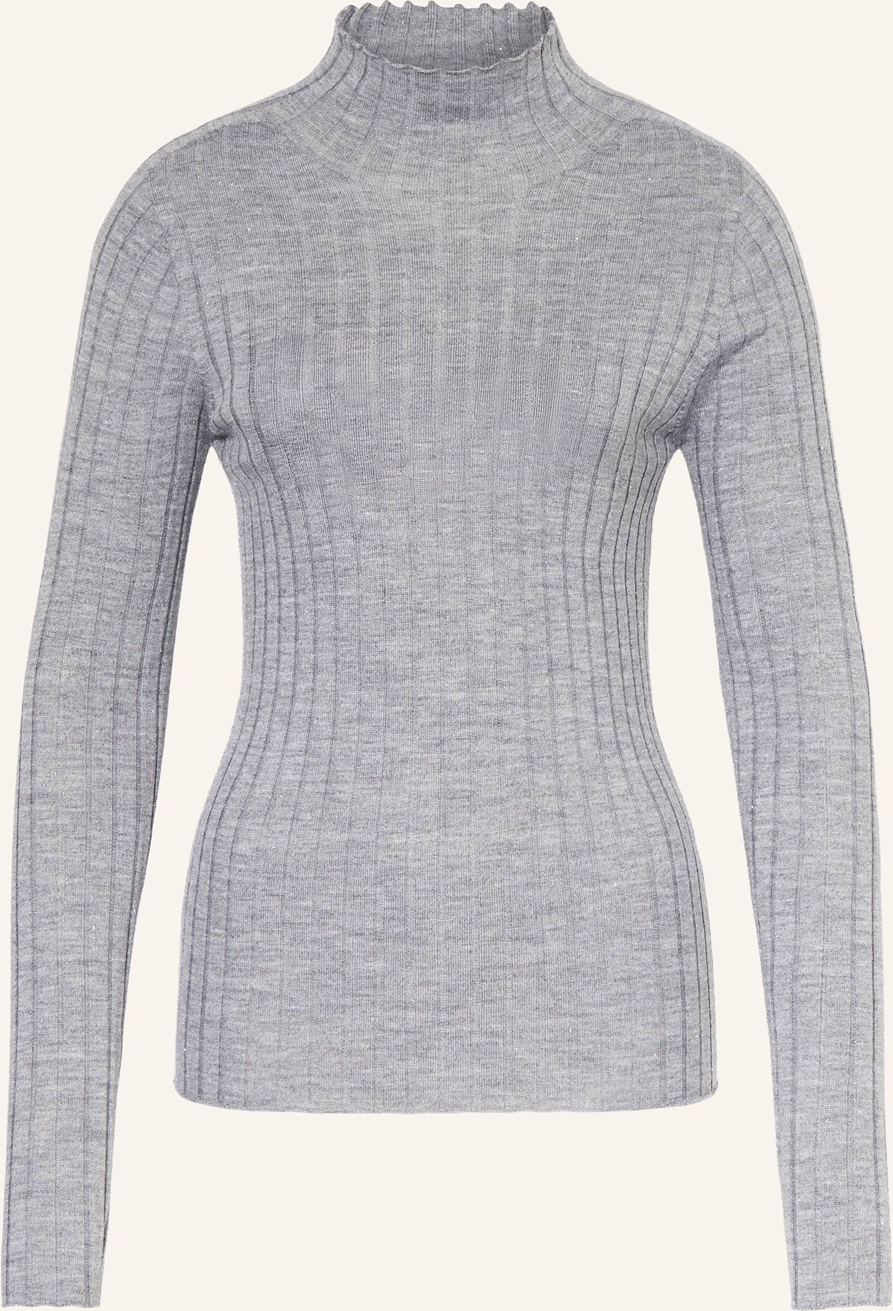 Thumbnail - Peserico Pullover Mit Glitzergarn grau