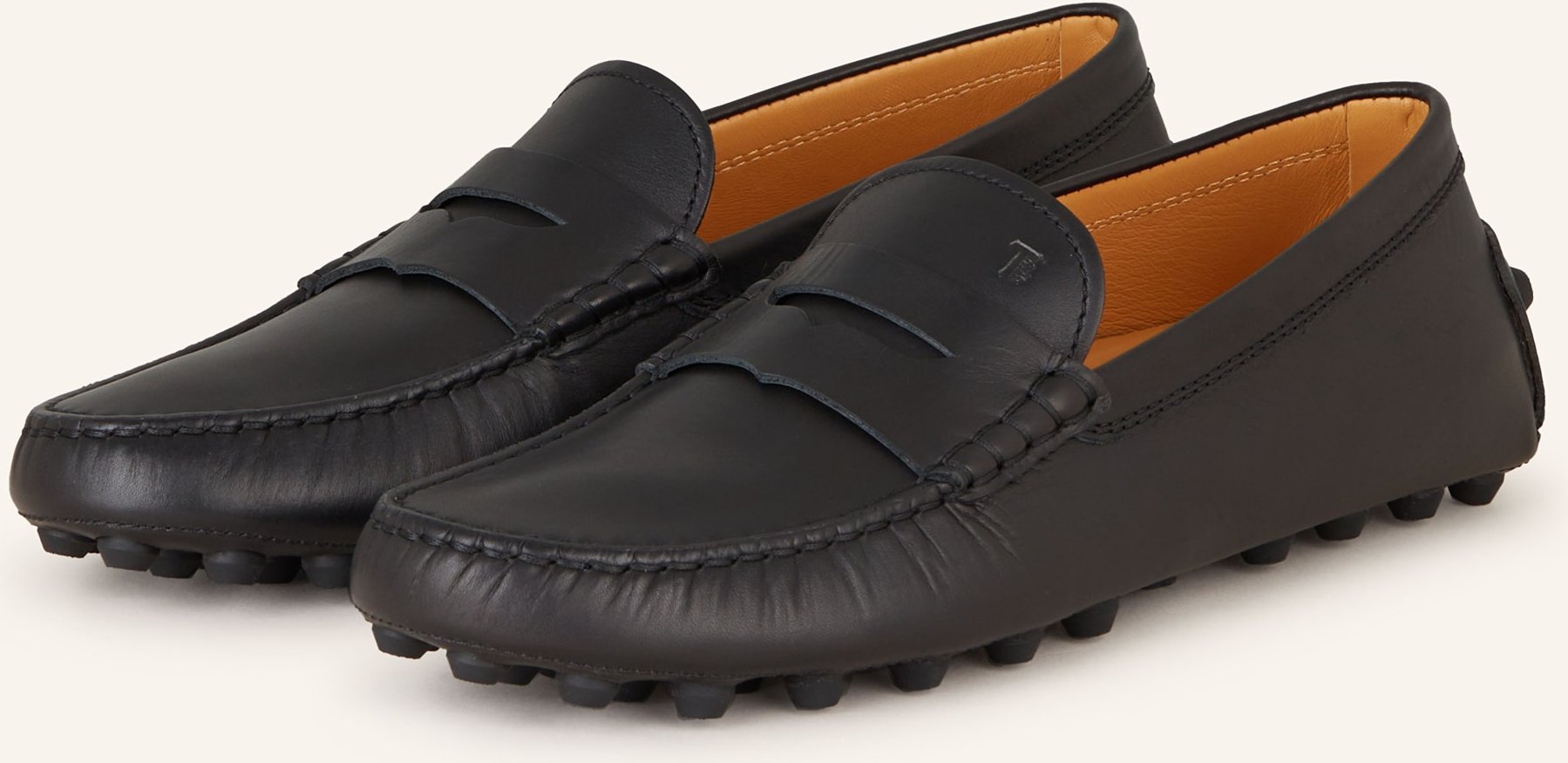 Tod's Mokassins Gommino schwarz