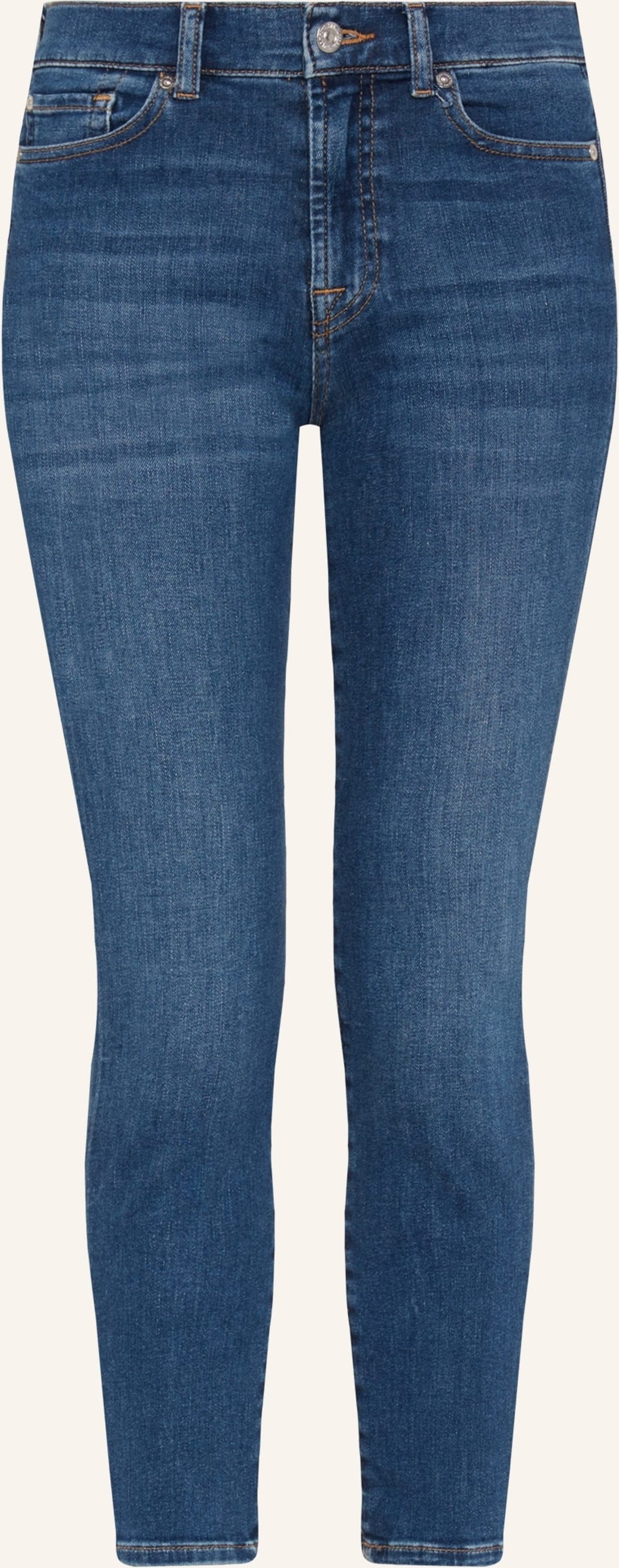 7 For All Mankind Jeans Roxanne Ankle Slim Fit blau